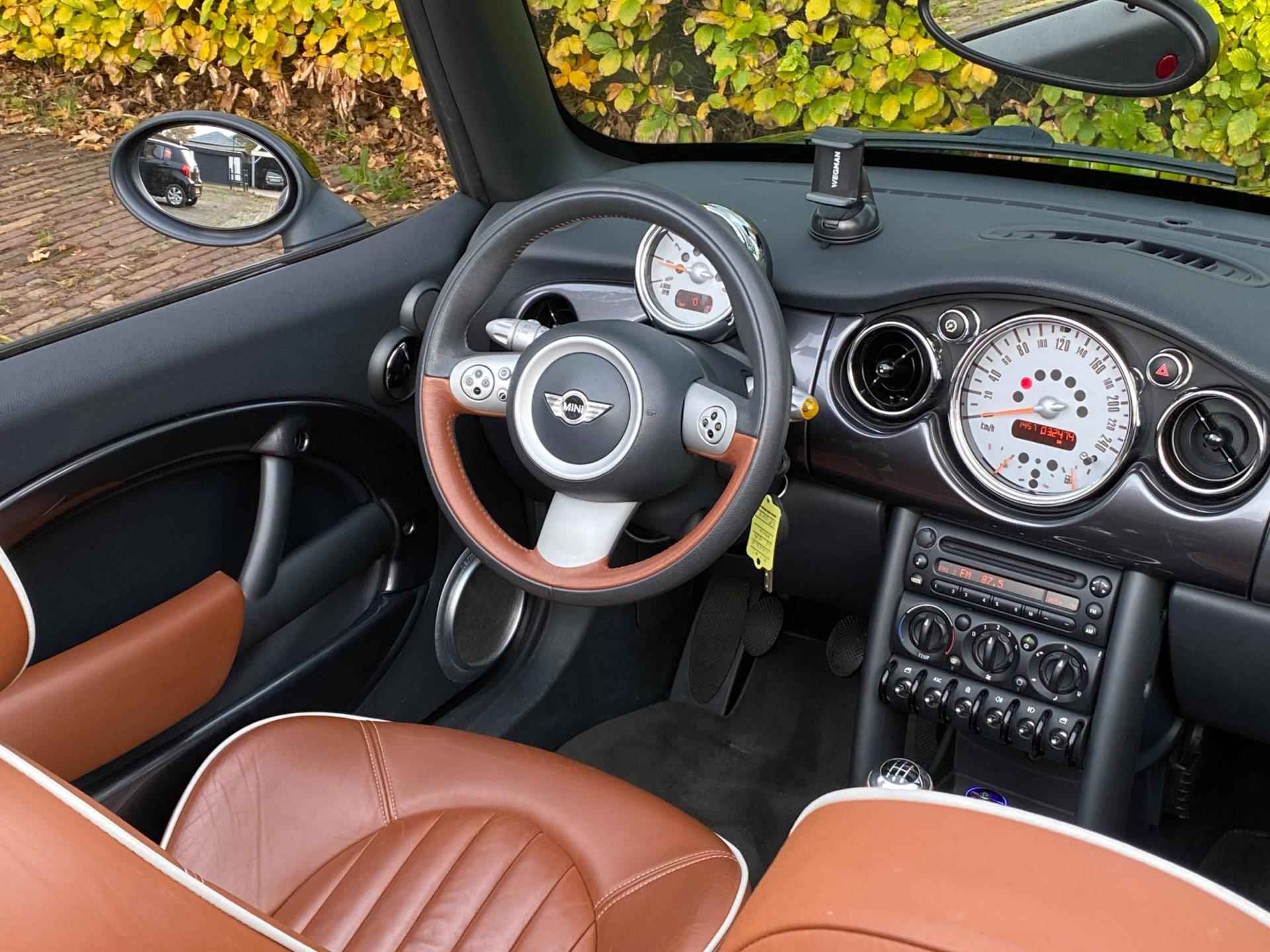 MINI Cabrio 1.6 Cooper Sidewalk | Leder interieur | Airco | Cruise Control | Garantie - 6/37