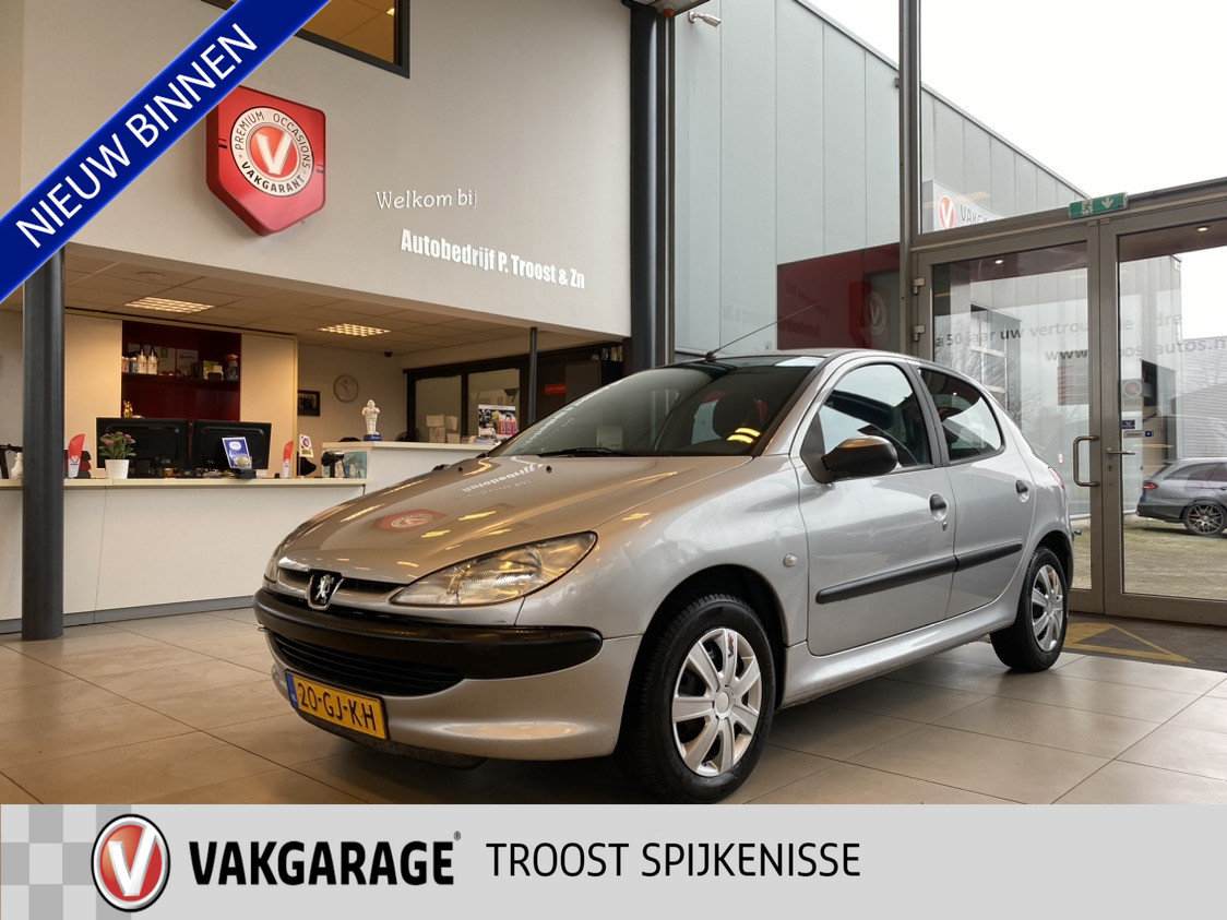 Peugeot 206 1.4 XT 5 Deurs,5 Zits,Elektrischpakket,Stuurbekrachting,Lagekilometerstand