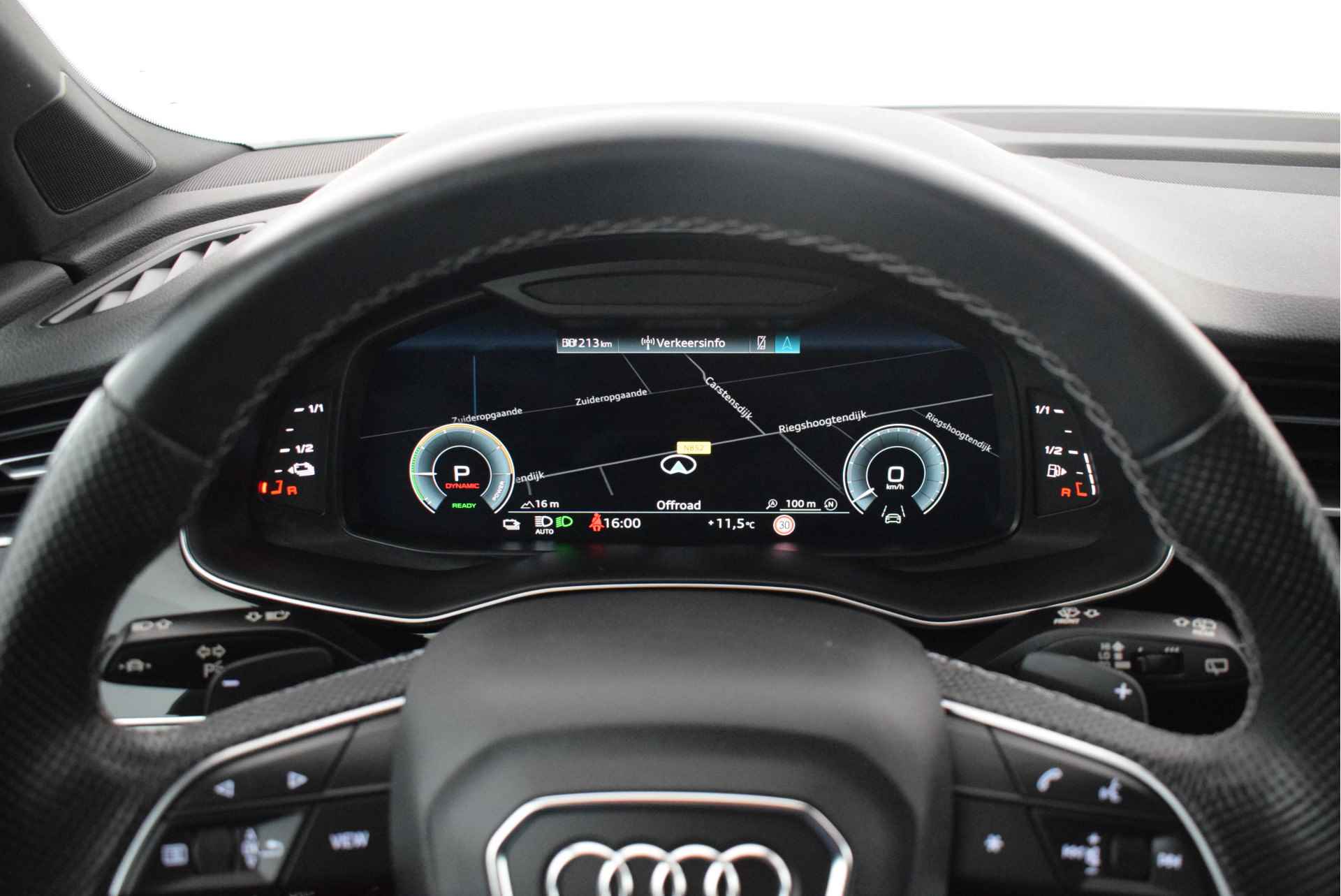 Audi Q7 55 TFSI e 381pk quattro 2x S-Line Black Edition Trekhaak Camera Luchtvering Matrix Led B&O Keyless Panoramadak Virtual Cockpit Navigatie - 53/66