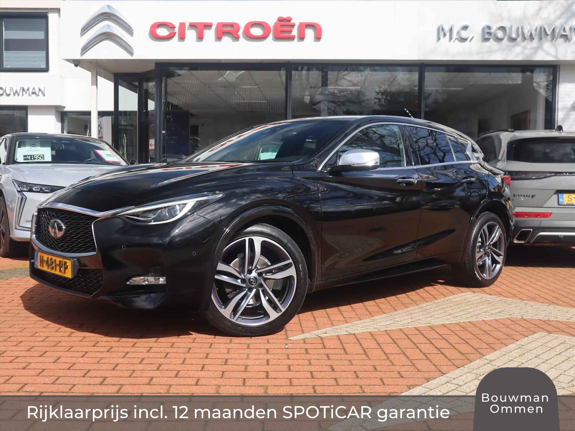 INFINITI Q30 1.6T 156PK DCT7 Automaat Sport, Rijklaarprijs | Stoelverwarming | 360 Camera | Navigatie - 1/65