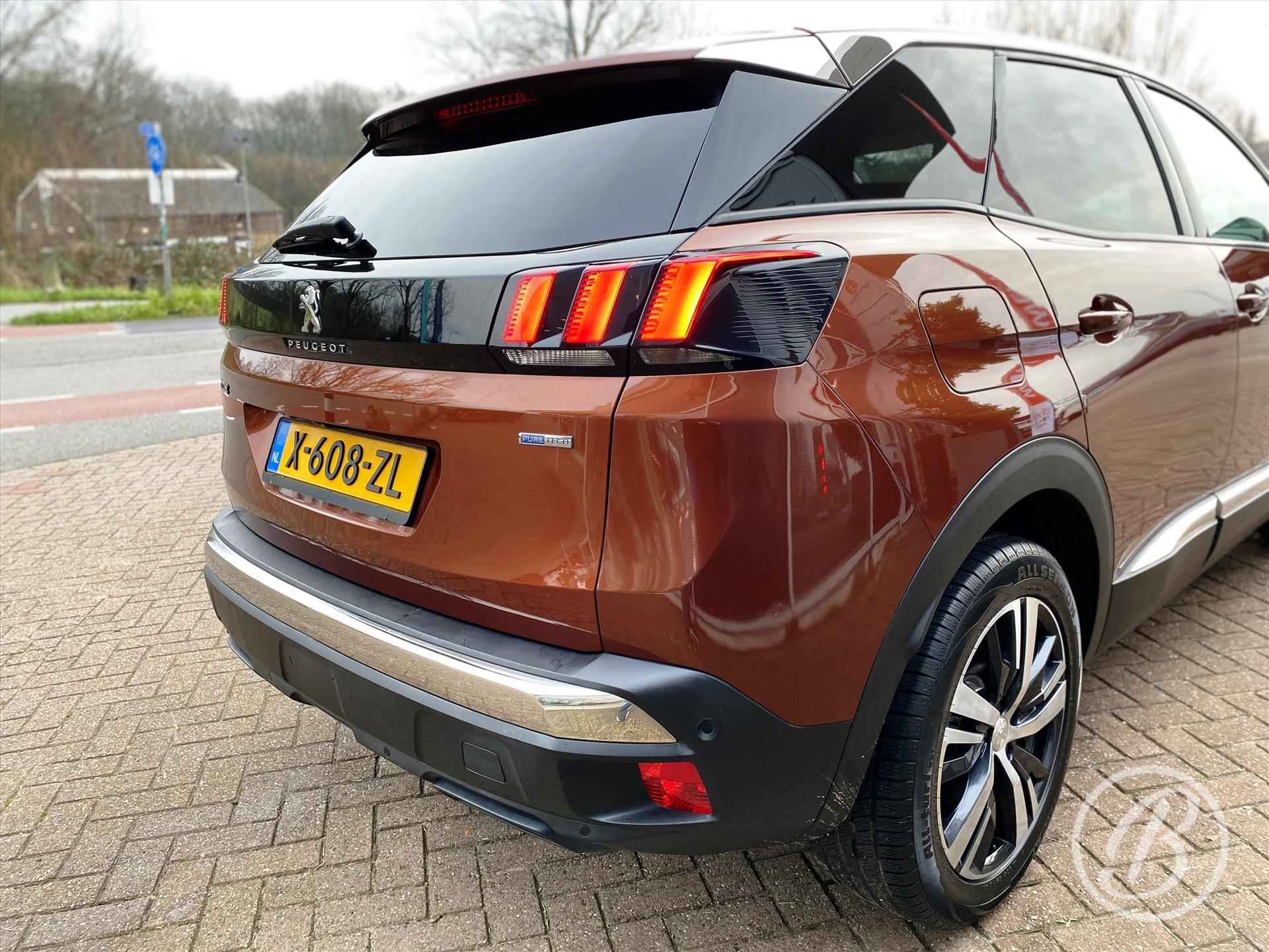 PEUGEOT 3008 1.2 Turbo 130pk Automaat Allure | trekhaak, 18 inch velgen, navigatie, camera, parkeersensoren v&a, park assist, apple, android climate- en cruise - 40/65