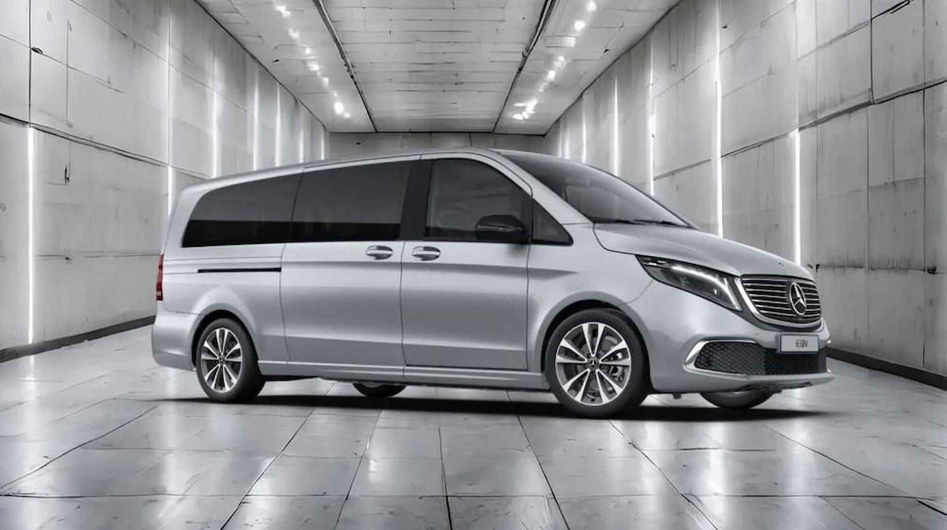 Mercedes-Benz EQV 300 L3 90 kWh 7-zitter 41.900 EX BTW EL. Schuifdeuren Airmatic Navi LED Camera 18 Inch EL. Achterklep - 2/8