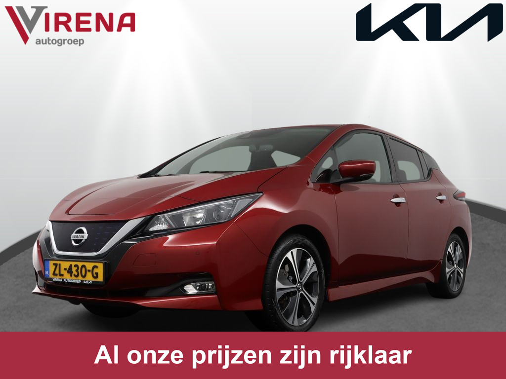 Nissan Leaf N-Connecta 40 kWh - Navigatie - Stoel-/stuurverwarming - Cruise Control adaptief - Camera - 12 maanden Bovag garantie