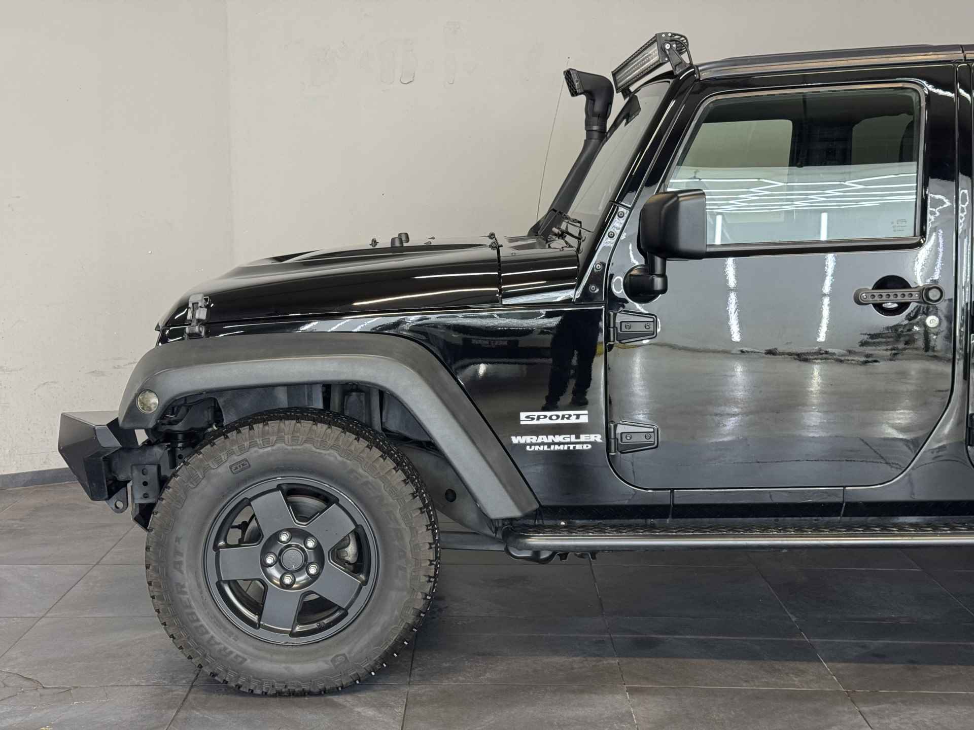 Jeep Wrangler Unlimited 2.8 CRD Sport✅Automaat✅Airco✅Cruise Control✅Trekhaak✅LED-Bar✅ - 20/67