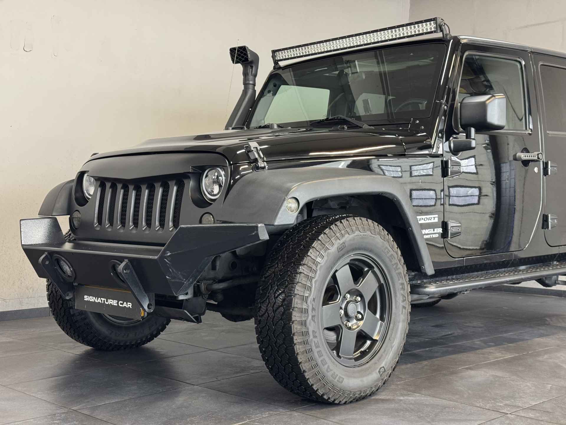 Jeep Wrangler Unlimited 2.8 CRD Sport✅Automaat✅Airco✅Cruise Control✅Trekhaak✅LED-Bar✅ - 50/67