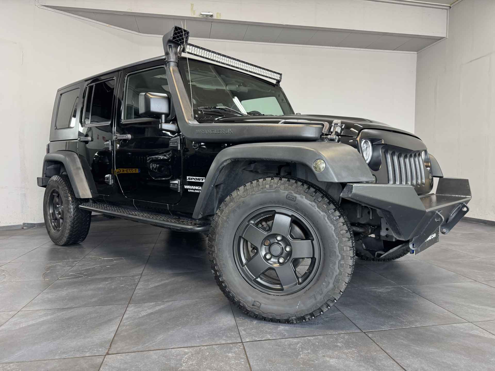 Jeep Wrangler Unlimited 2.8 CRD Sport✅Automaat✅Airco✅Cruise Control✅Trekhaak✅LED-Bar✅ - 61/67