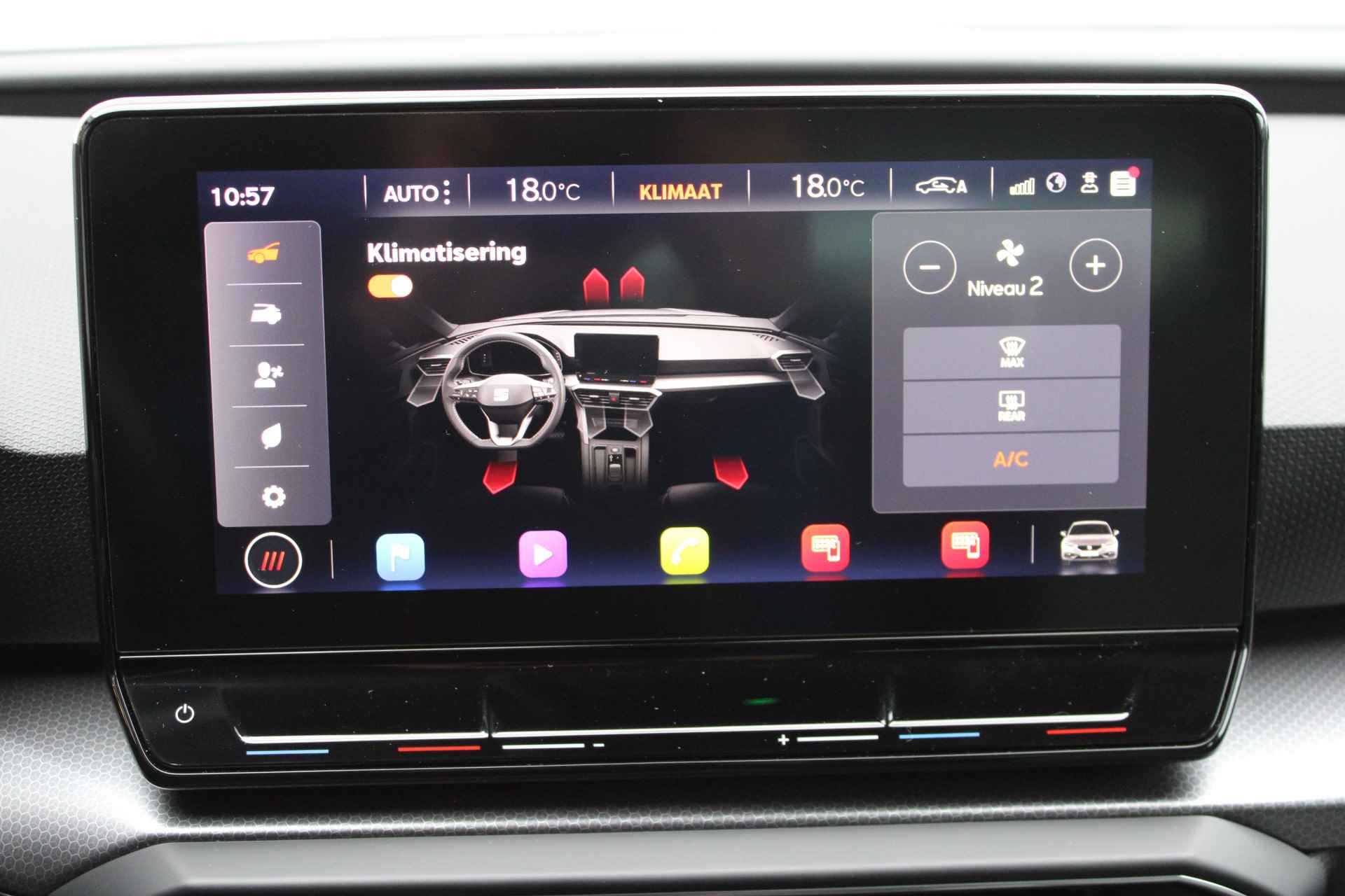 SEAT Leon 1.0 eTSI 110PK DSG Aut. Style Business Intense | Extra Fabrieksgarantie | Virtual Cockpit | Achteruitrijcamera | 17'' LMV | Park - 33/41