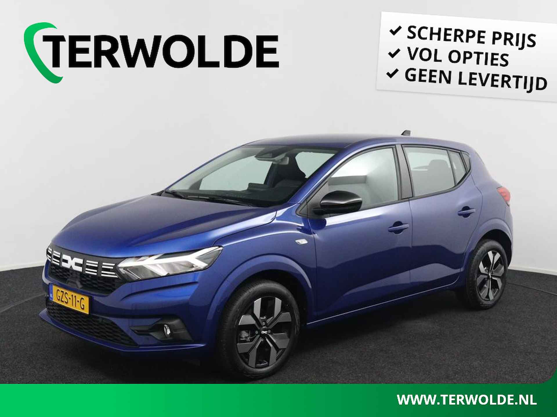 Dacia Sandero 1.0 TCe 100 ECO-G Journey | Demo | Navigatie | Camera | Stoelverwarming | Climate Control | LED Koplampen | Parkeersensoren | Metallic Lak | Lichtmetalen Velgen | Cruise Control | Lichtsensor |