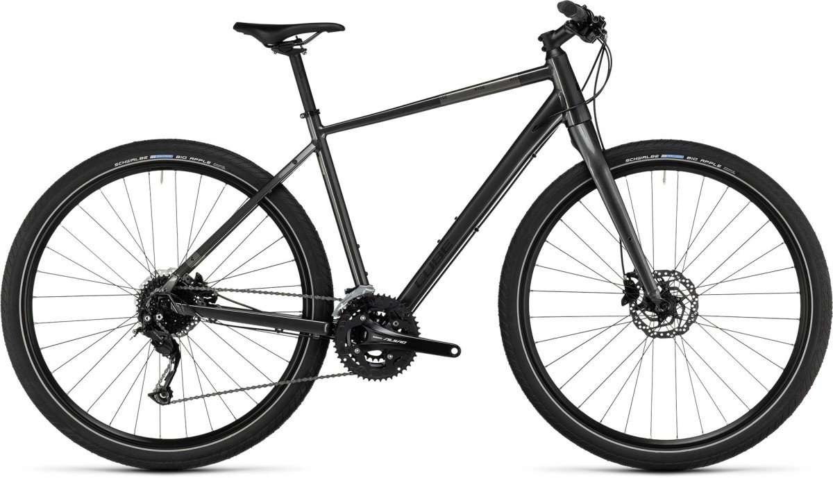 CUBE HYDE Heren Metalgrey/black M 54cm M 2024