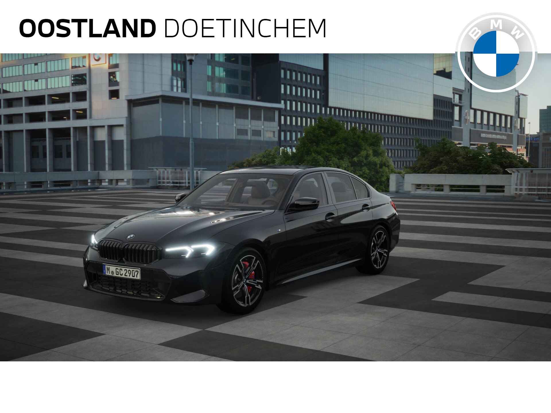 BMW 3-serie 320i M Sport Automaat / Sportstoelen / Adaptieve LED / Adaptief M Onderstel / Widescreen Display / Live Cockpit Plus - 1/11