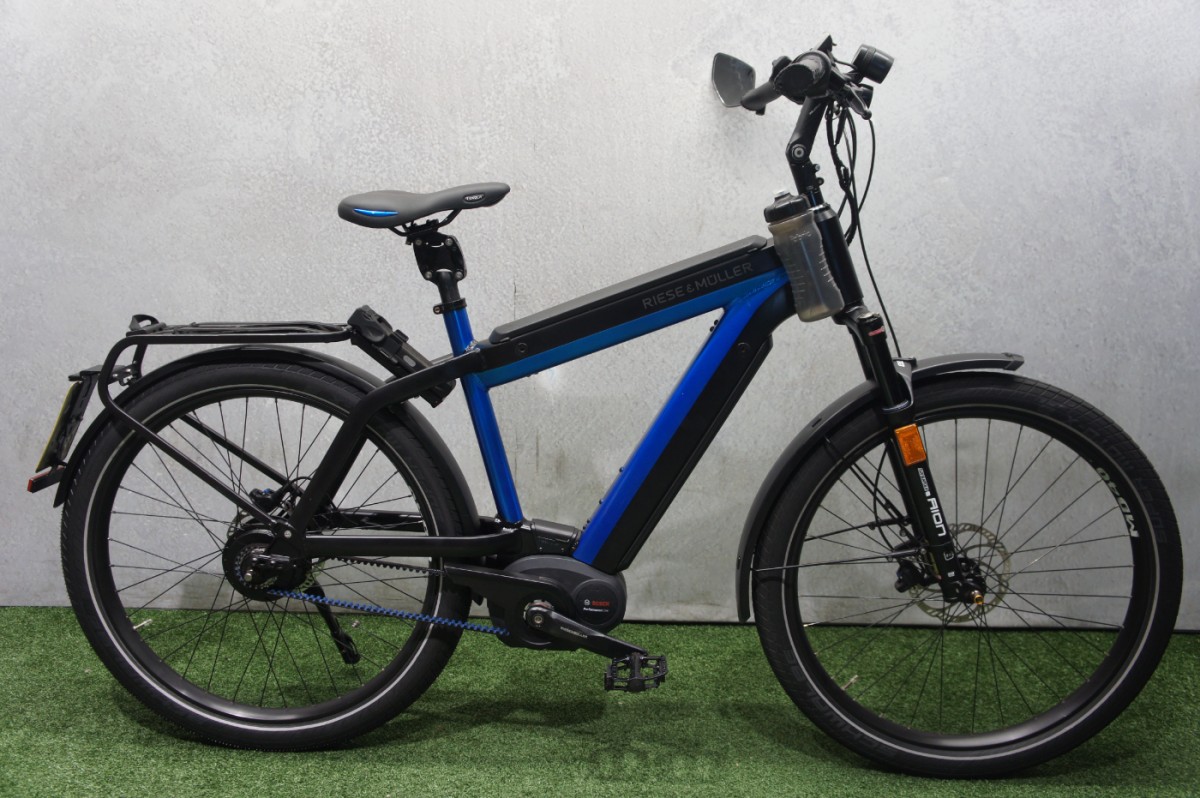 Riese & Müller Supercharger GT Nuvinci HS ( 879Wh.) Heren Electric Blue Metallic 53cm 2018