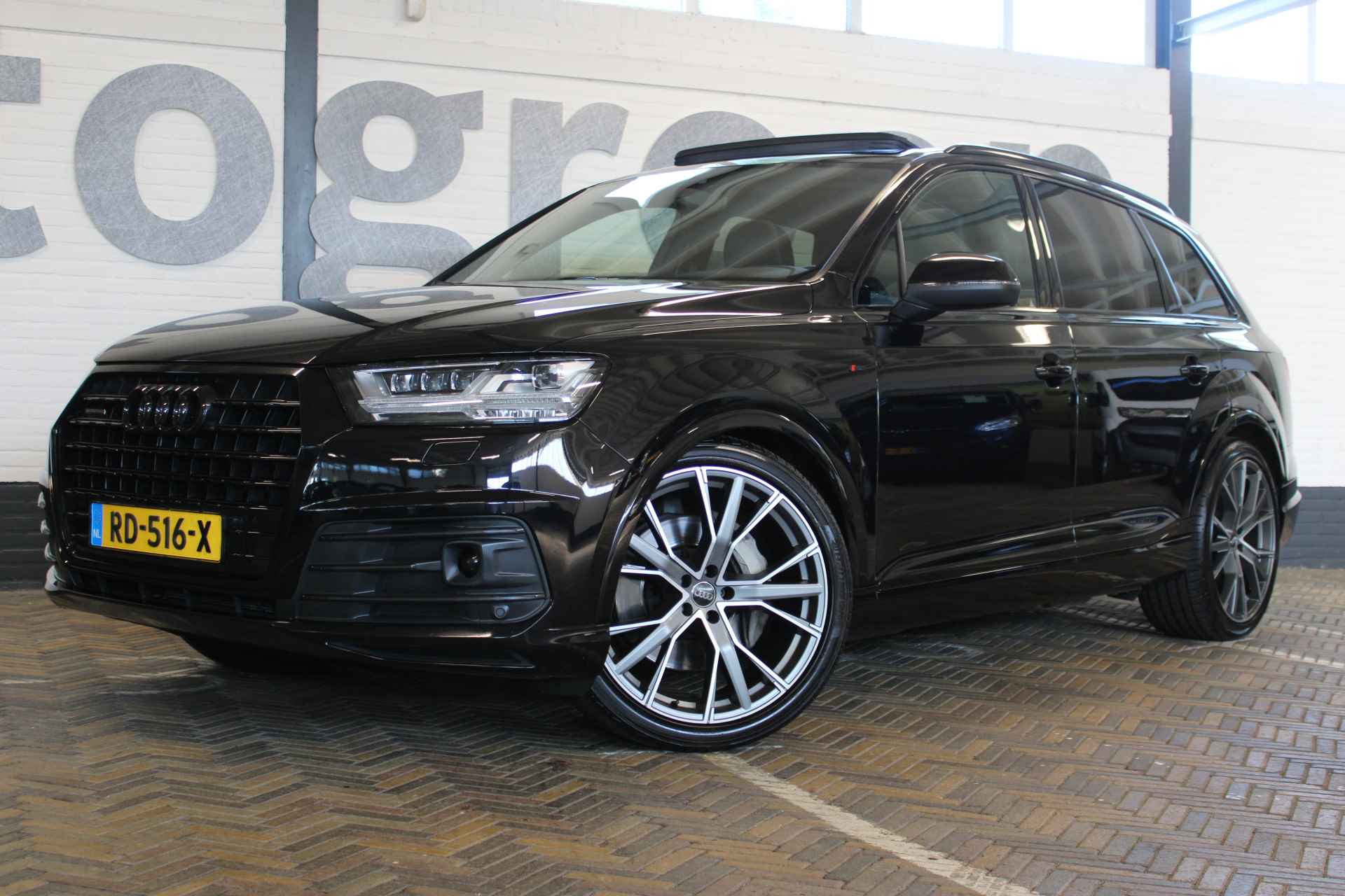 Audi Q7 3.0 TDI quattro Pro Line S 7p | S-line interieur/exterieur | Adaptive cruise | Climate control | Stoelverwarming voor + achter | Schuif/kantel dak | Soft-close | Trekhaak elektrisch uitklapbaar | Bomvol! | - 5/66