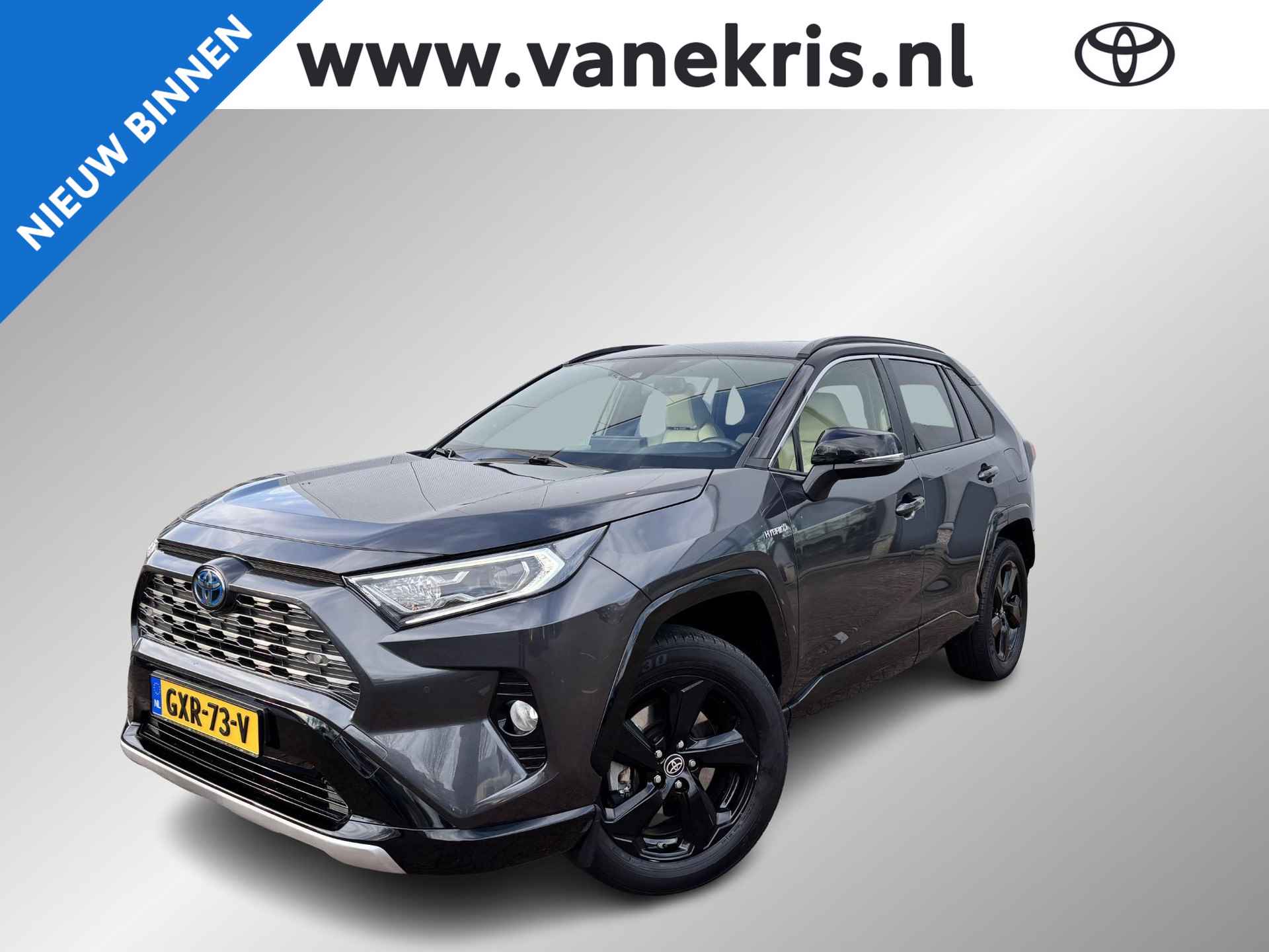 Toyota RAV4 2.5 Hybrid AWD Bi Tone, Volledig Beige leer, JBL , Stoelverwarming, Apple carplay & Android auto