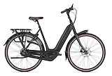 GAZELLE Grenoble C8 HMB 500Wh Lage instap Black Matt 57cm 2024