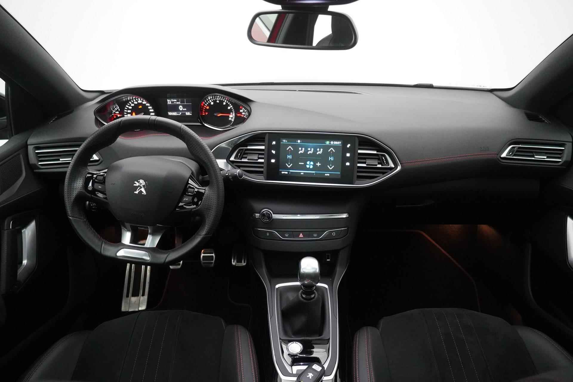 Peugeot 308 1.2 130PK GT-line | Navigatie | Panoramadak | Climate control | Cruise Controle | Parkeersensoren V+A | LMV17 inch - 12/33