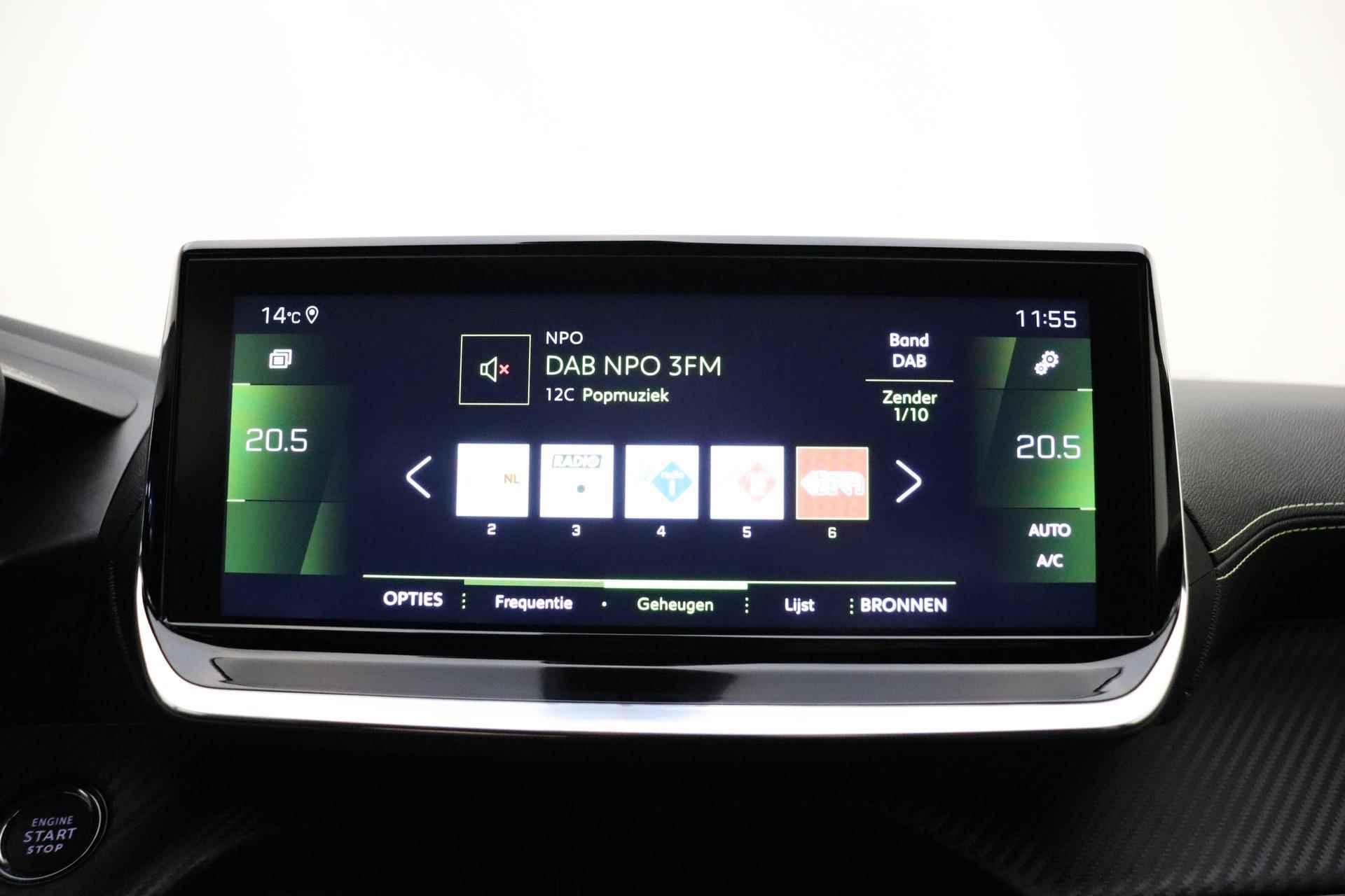 Peugeot 208 1.2 PureTech GT-Line | Navigatie | Climate & Cruise Control | Dode hoek Sensoren | LED | LMV | 3D-Cockpit | - 21/36