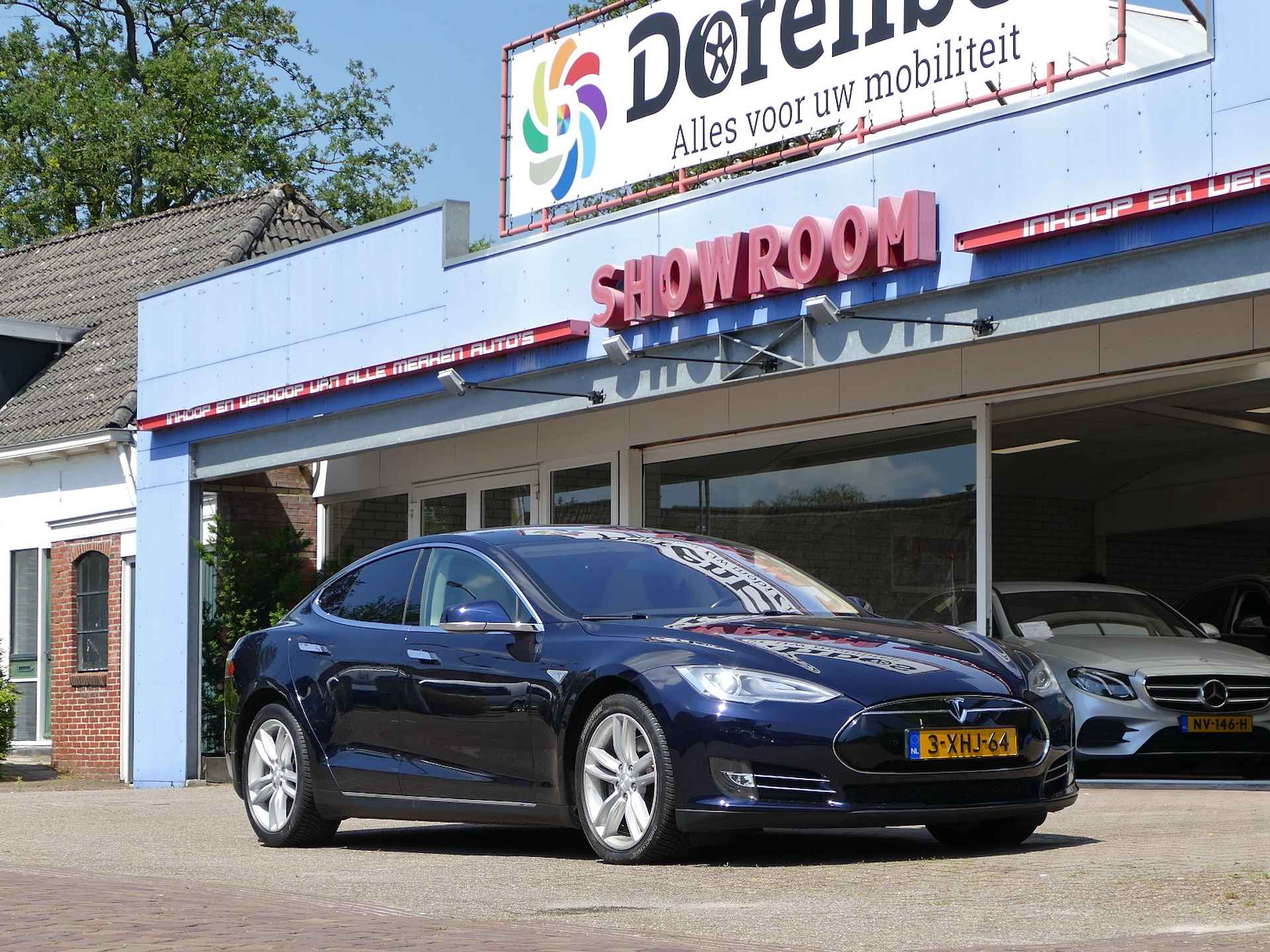 Tesla Model S 85 | FREE CHARGE | stoelverwarming | licht leder interieur | all-season-banden - 48/48