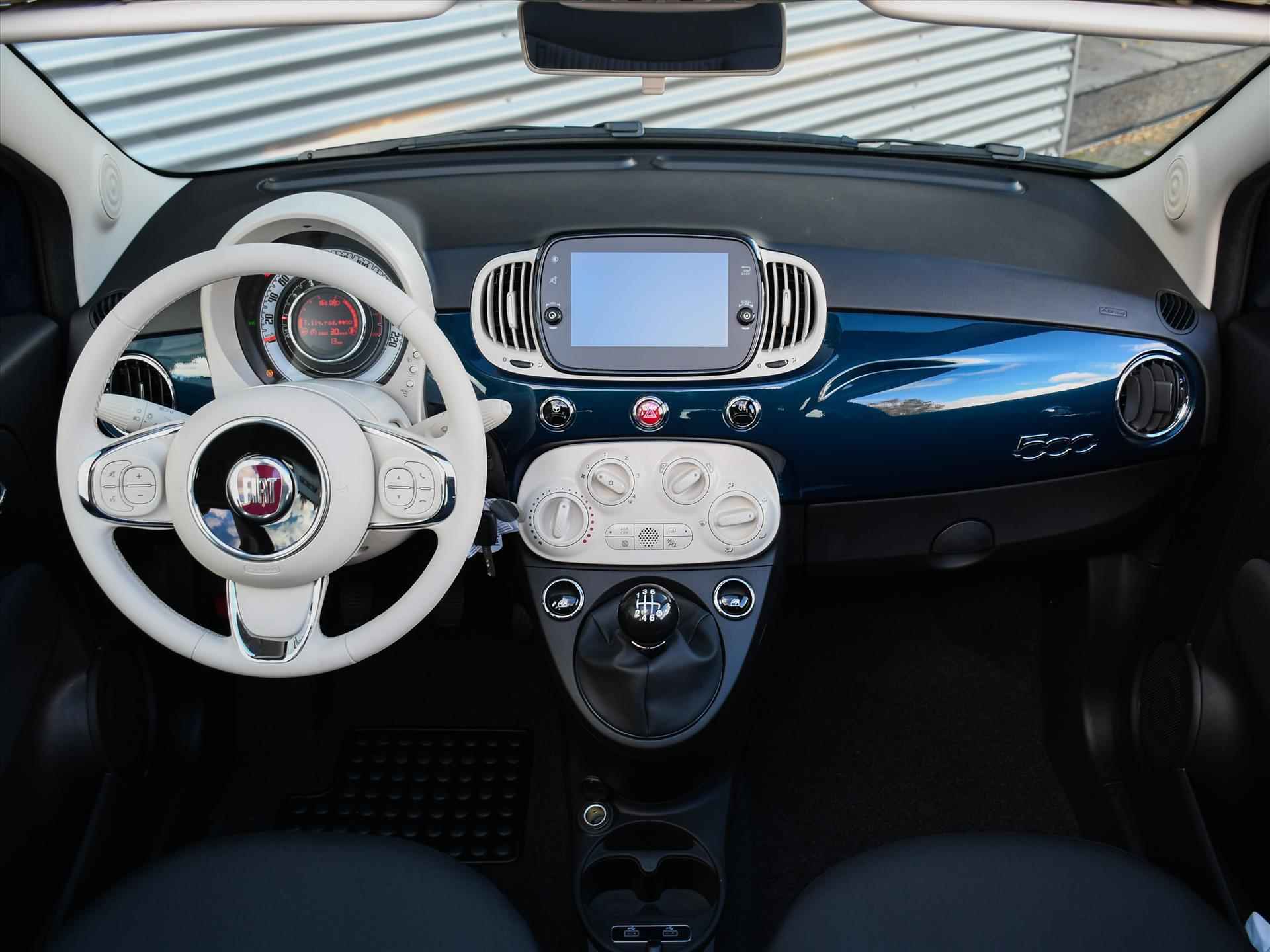 Fiat 500C 1.0 70pk Hybrid SOFTTOP | CRUISE.C | APPLE-CARPLAY | USB | DESIGN VELGEN | AIRCO - 11/23