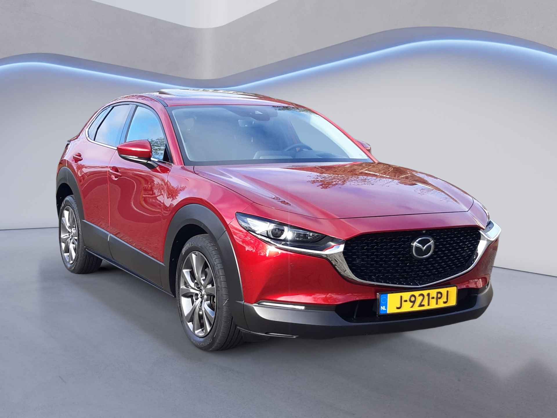 Mazda CX-30 2.0 e-SkyActiv-X M Hybrid Luxury, (180PK) 1e-Eig, Mazda-Dealer-Onderh., 12-MND-BOVAG, NL-Auto, Leer, Navigatie/Apple-Carplay/Android-Auto, Schuif/Kanteldak, Kelyess-Entry/Start, Stoel/Stuurverwarming, DAB, Elek.-Achterklep, LM.-Velgen-18Inch, Privacy-Glas - 17/44