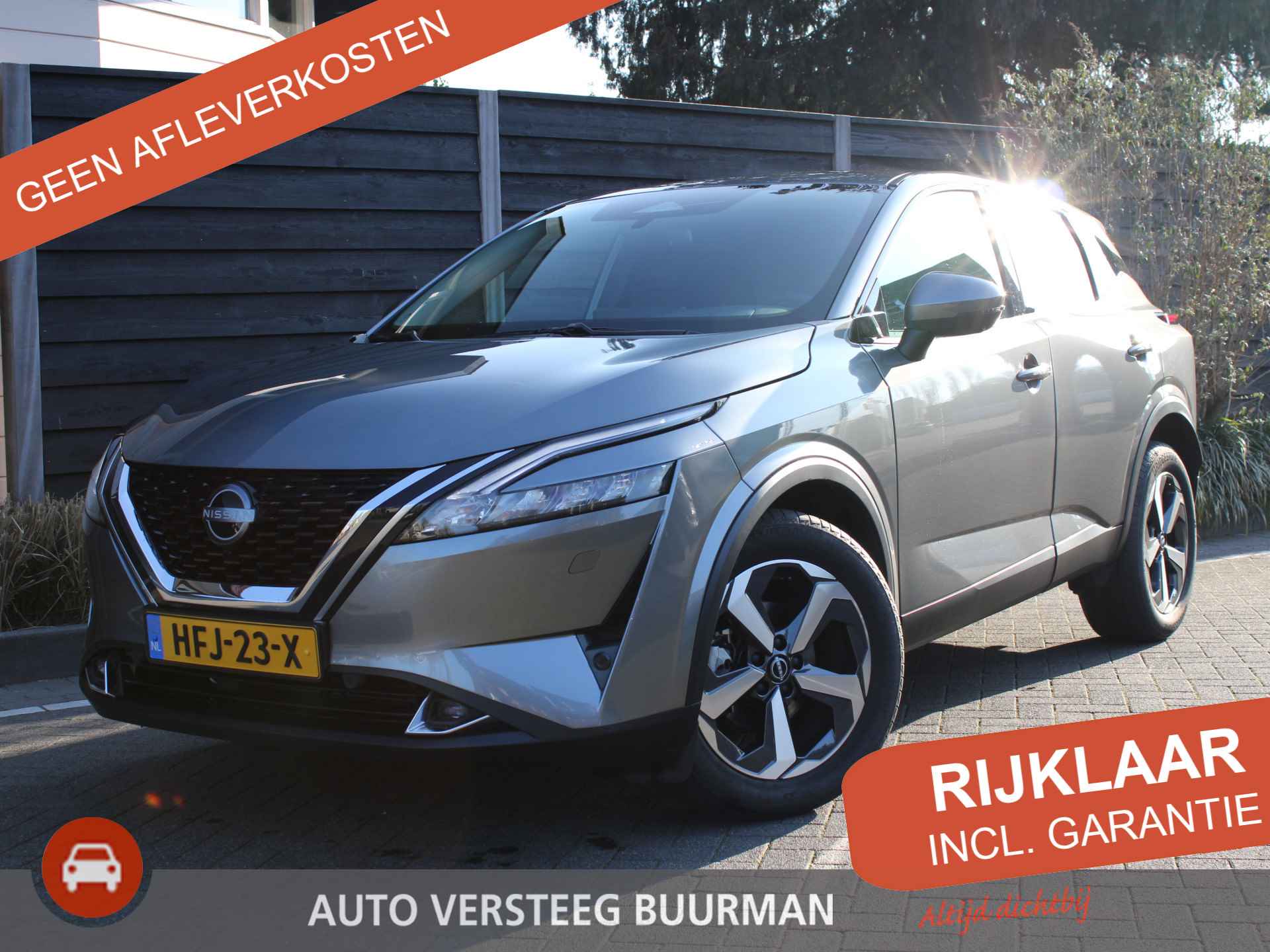 Nissan QASHQAI 1.3 MHEV 158PK Automaat Xtronic N-Connecta Verwarmde voorruit, Stoel-Stuur verwarming, Navigatie, Camera 360, Elektrische Achterklep