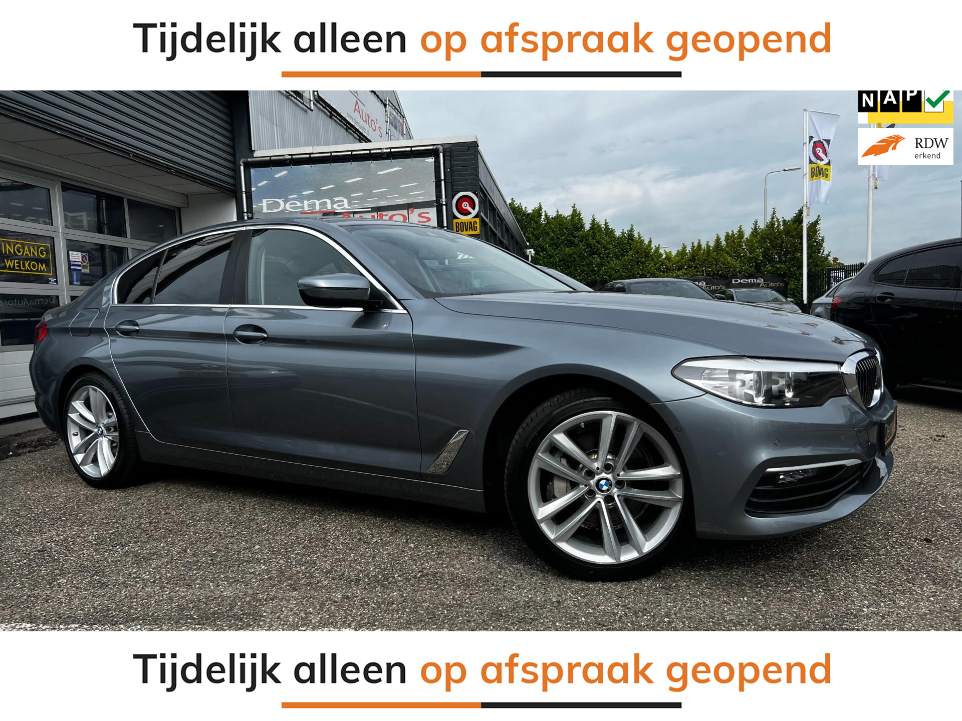 BMW 5-serie 530e iPerformance High Executive V-COCKPIT/NAVI/H-KARDON/LEDER/// bij viaBOVAG.nl