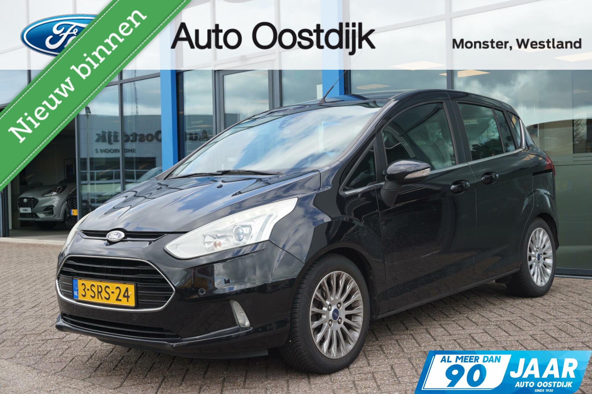 Ford B-Max 1.0 EcoBoost Titanium 100PK Trekhaak NIEUWE DISTRIBUTIERIEM!! Camera Navi Cruise Climate Voorruitverwarming *Dealer Onderhouden*