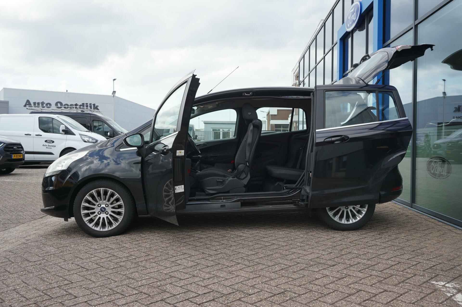 Ford B-Max 1.0 EcoBoost Titanium 100PK Trekhaak NIEUWE DISTRIBUTIERIEM!! Camera Navi Cruise Climate Voorruitverwarming *Dealer Onderhouden* - 4/21