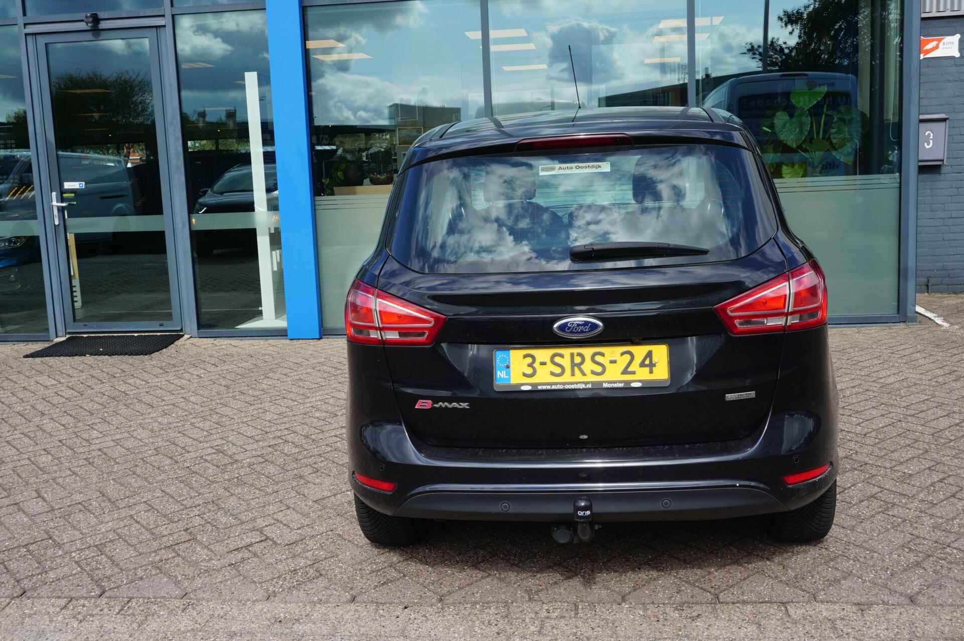 Ford B-Max 1.0 EcoBoost Titanium 100PK Trekhaak NIEUWE DISTRIBUTIERIEM!! Camera Navi Cruise Climate Voorruitverwarming *Dealer Onderhouden* - 8/21