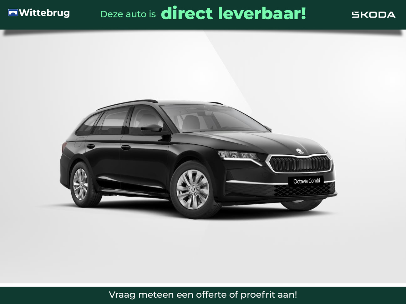 Škoda Octavia Combi 1.5 TSI Edition Stoelverwarming vóór / Verwarmbare voorruit / Verwarmbaar stuurwiel € 1.500,00 inruilpremie