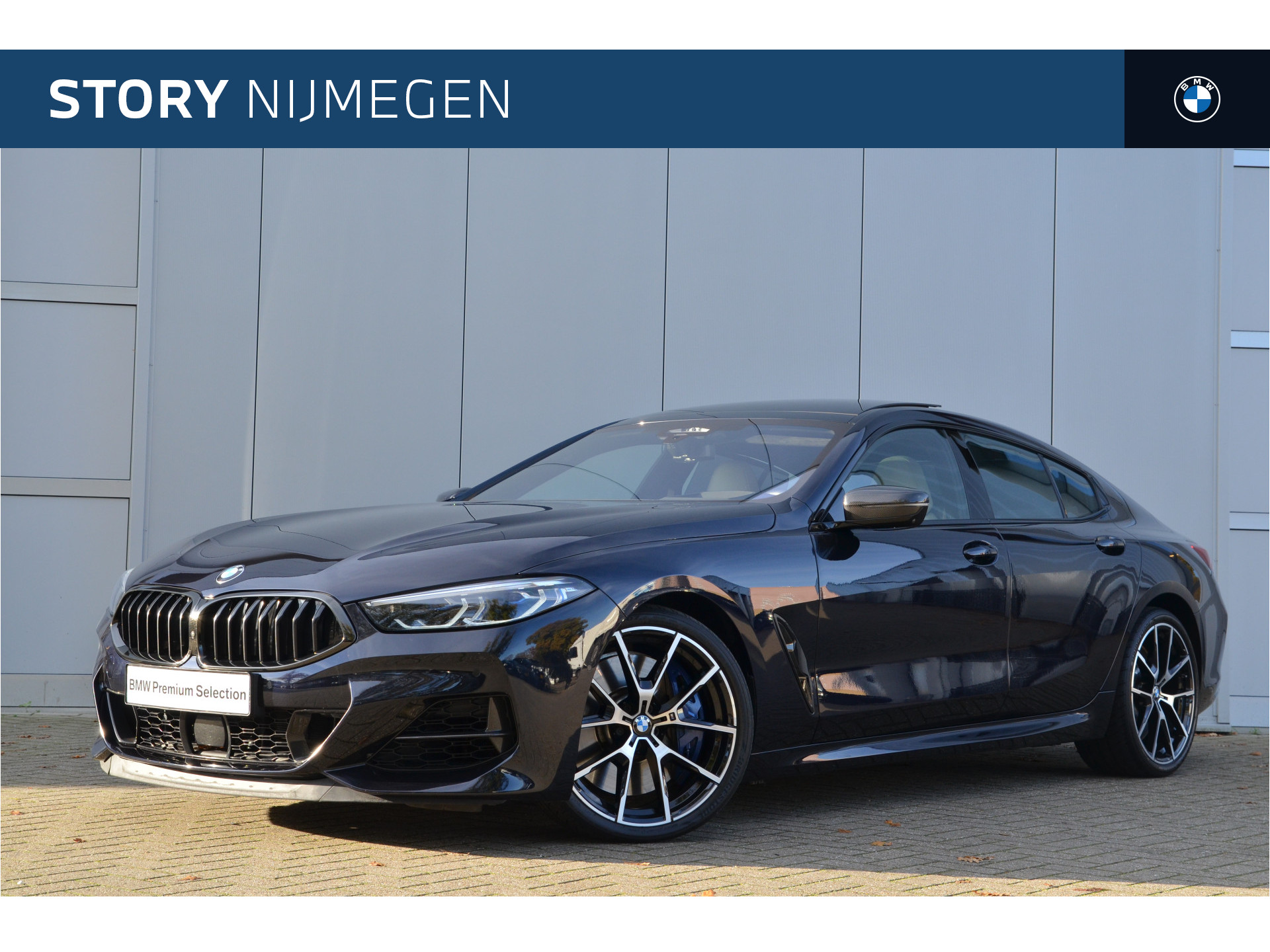 BMW 8 Serie Gran Coupé M850i xDrive High Executive Automaat / Panoramadak / Stoelventilatie / Laserlicht / Bowers & Wilkins / Night Vision / M sportstoelen/ Parking Assistant Plus