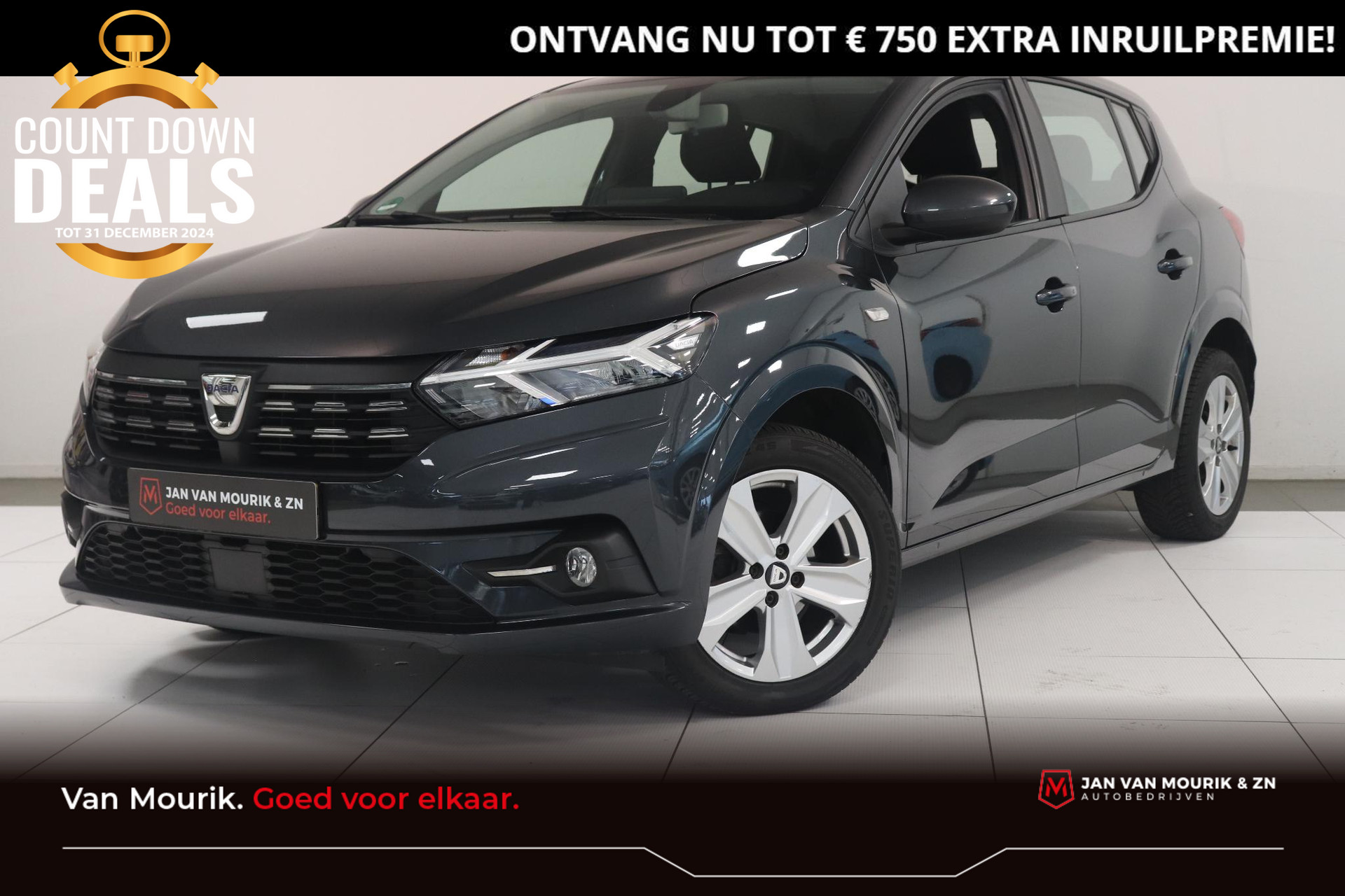 Dacia Sandero 1.0 TCe 90 Comfort | Parkeersensoren | Keyless| Apple CarPlay / Android Auto Navigatie |