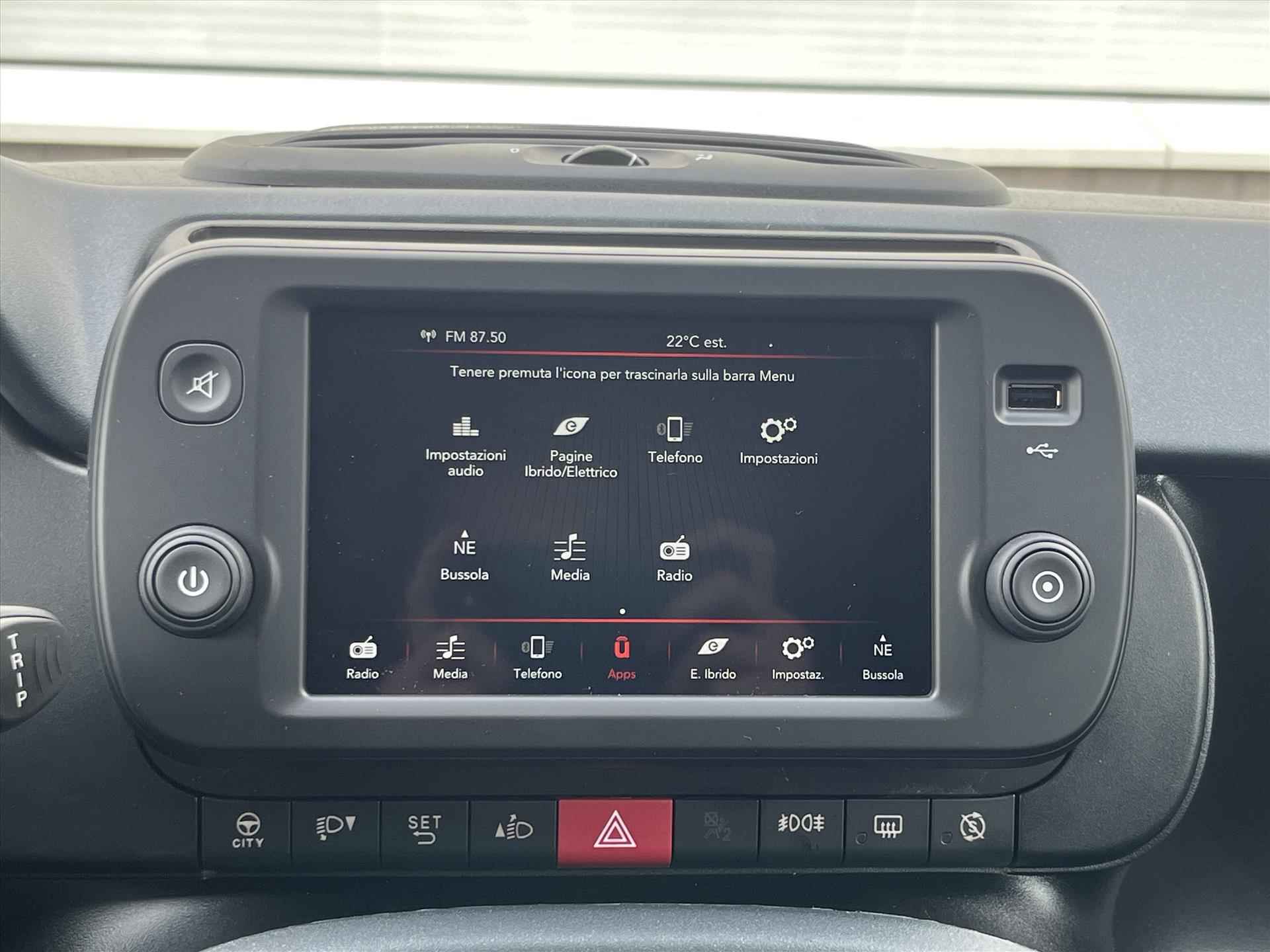 Fiat Panda 1.0 70pk Hybrid Cross | Carplay | Hoge zit | Airco | - 14/22