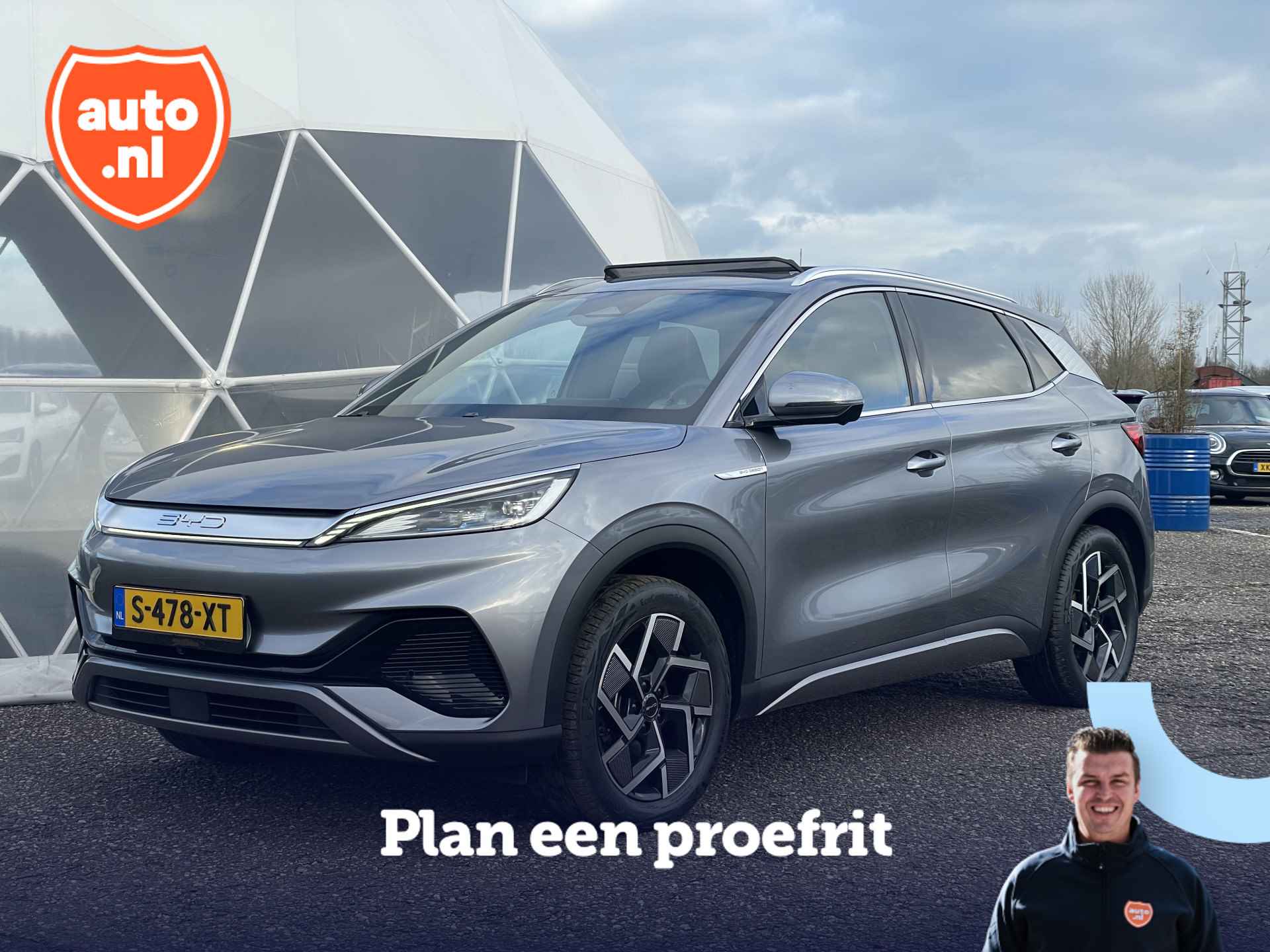 BYD ATTO 3 Comfort 60 kWh | Panoramadak | Warmtepomp | 360 Camera | Carplay | Lederen bekleding |  Dodehoek detectie | 18"LM Velgen |