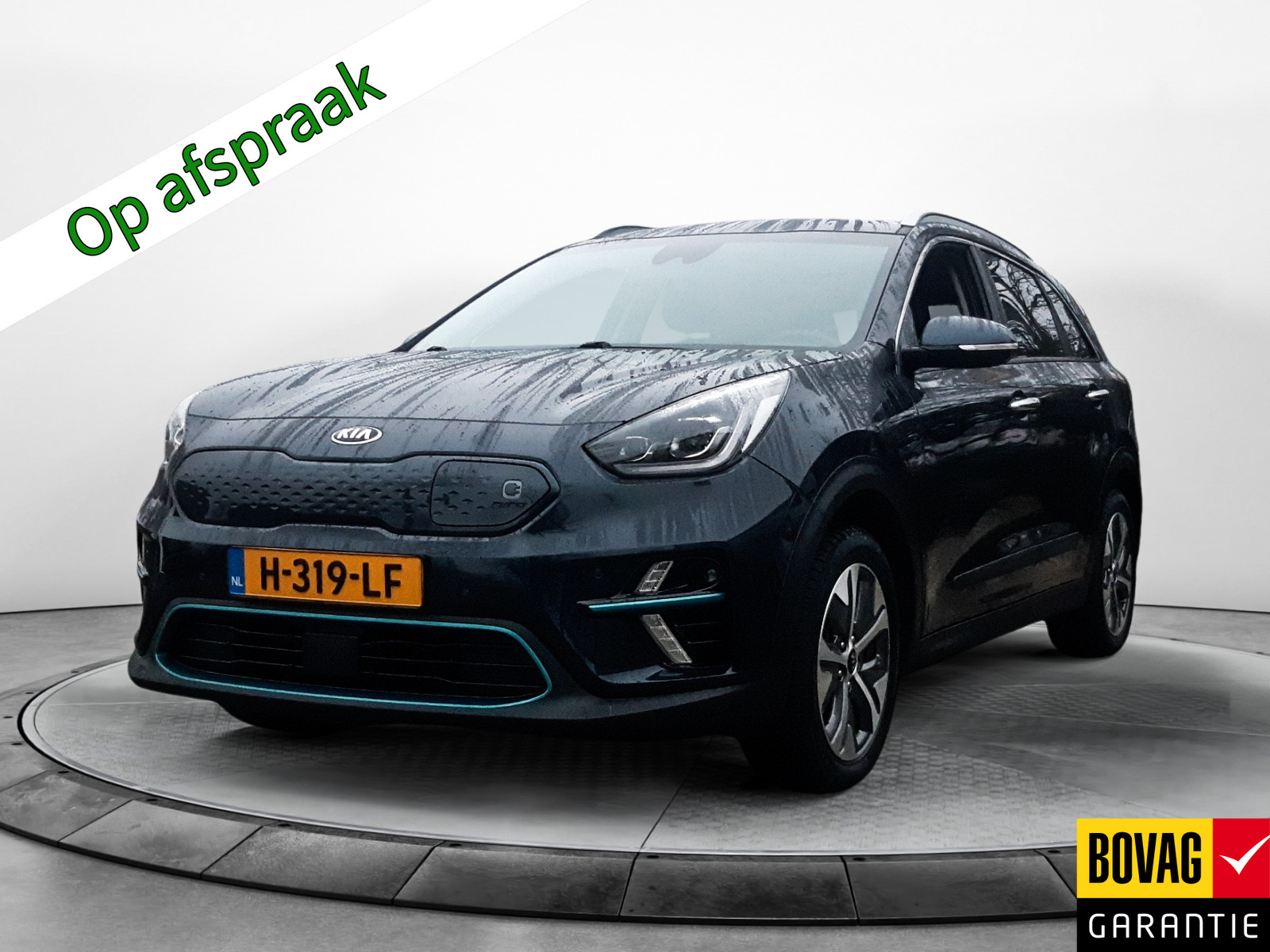 Kia e-Niro ExecutiveLine 64 kWh (204 PK) 1e-Eig, Keurig-Onderh, 12-Mnd-BOVAG, NL-Auto, Leer, Navigatie/Apple-Carplay/Android-Auto, Adaptive-Cruisecontrol, Keyless-Entry/Start, Parkeersensoren-V+A, Achteruitrijcamera, Premium-Audio, Stoelverwarming-V+A, Stuurverwarming, Gevent.-Voorstoelen, DAB, Lm-Velgen-17Inch, Privacy-Glas