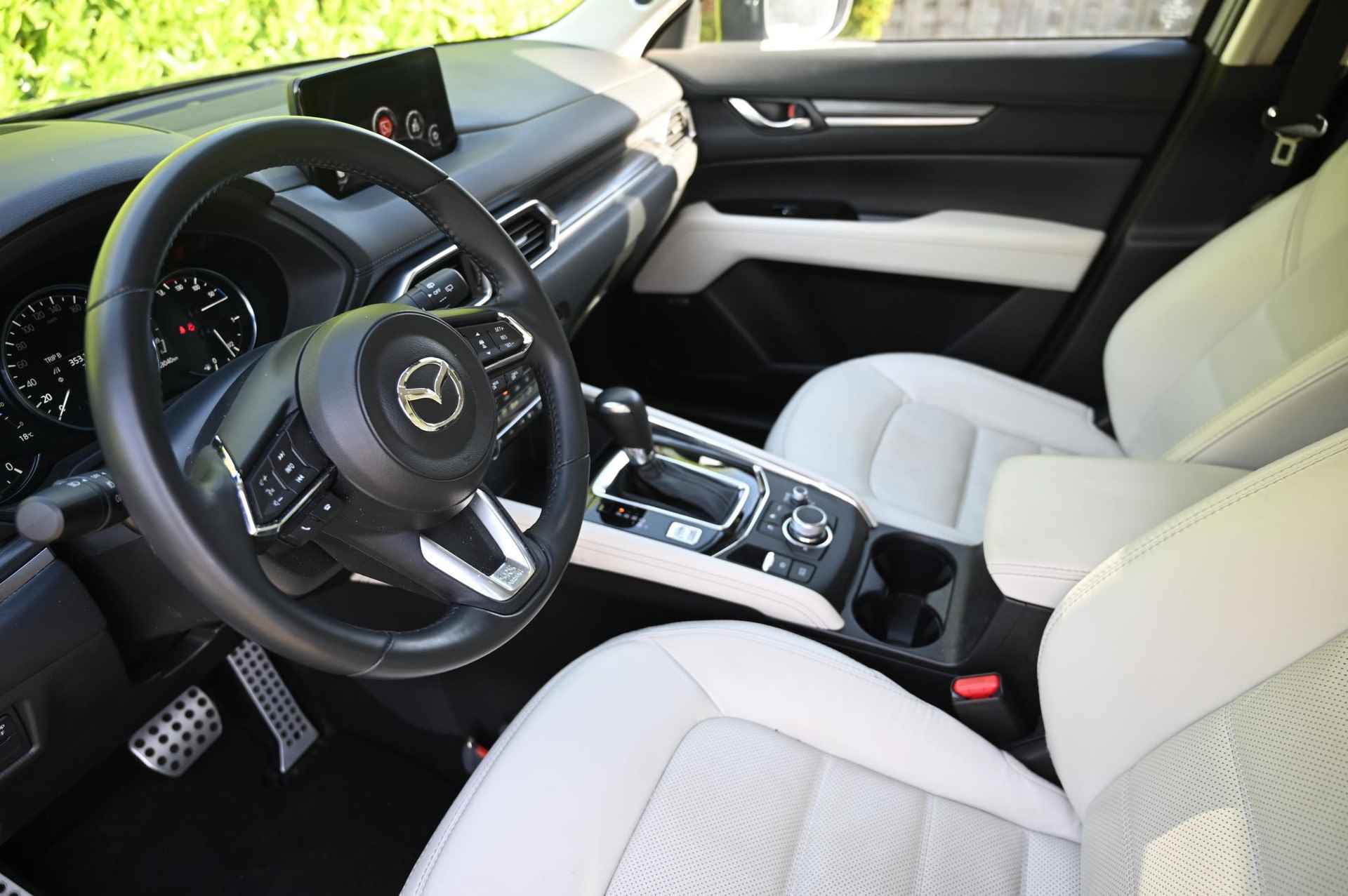 Mazda CX-5 SkyActiv-G 165 automaat Luxury met Wit leer *Trekhaak* *BTW auto* *Dealeronderhouden* - 14/54
