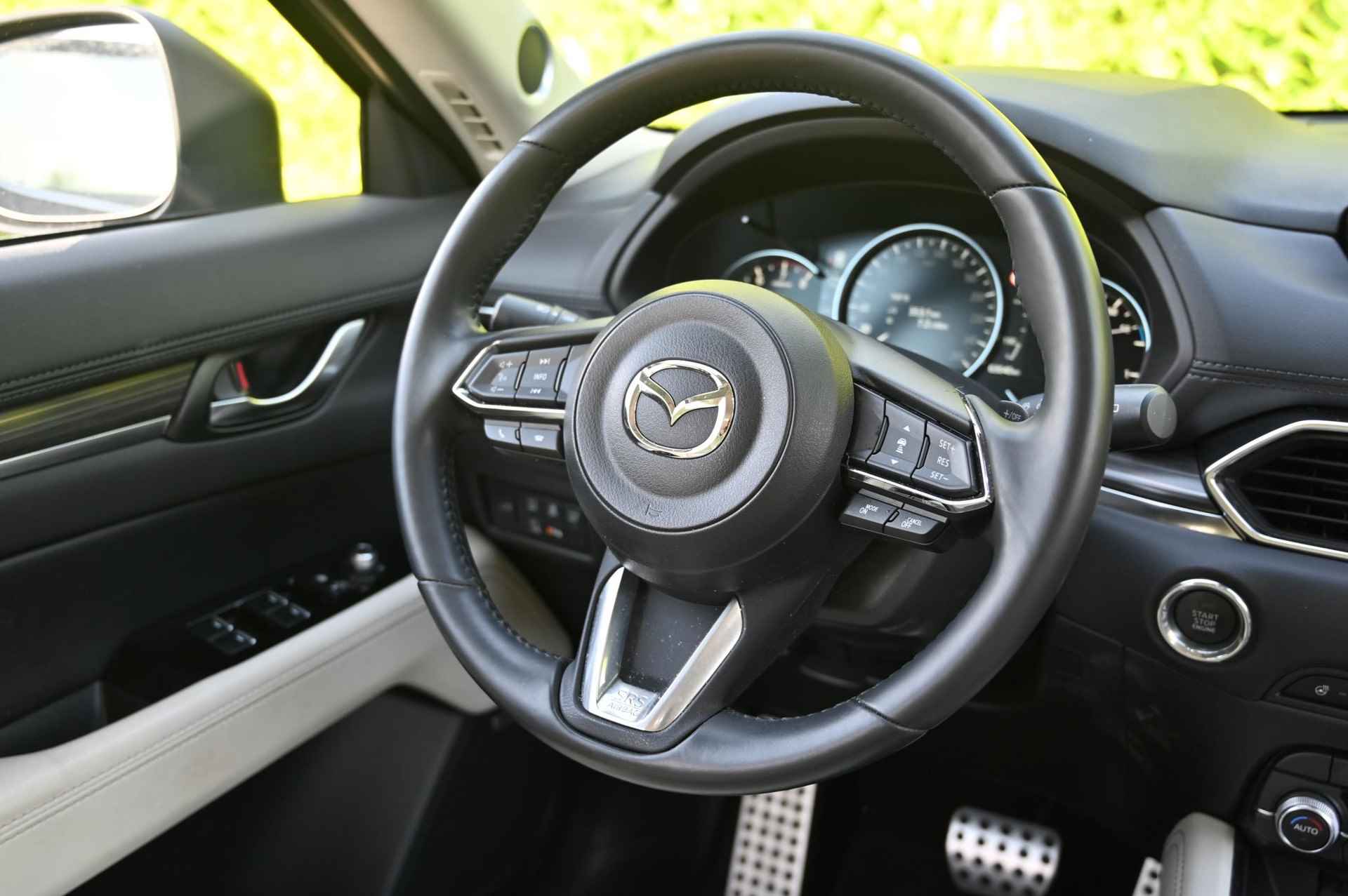Mazda CX-5 SkyActiv-G 165 automaat Luxury met Wit leer *Trekhaak* *BTW auto* *Dealeronderhouden* - 20/54