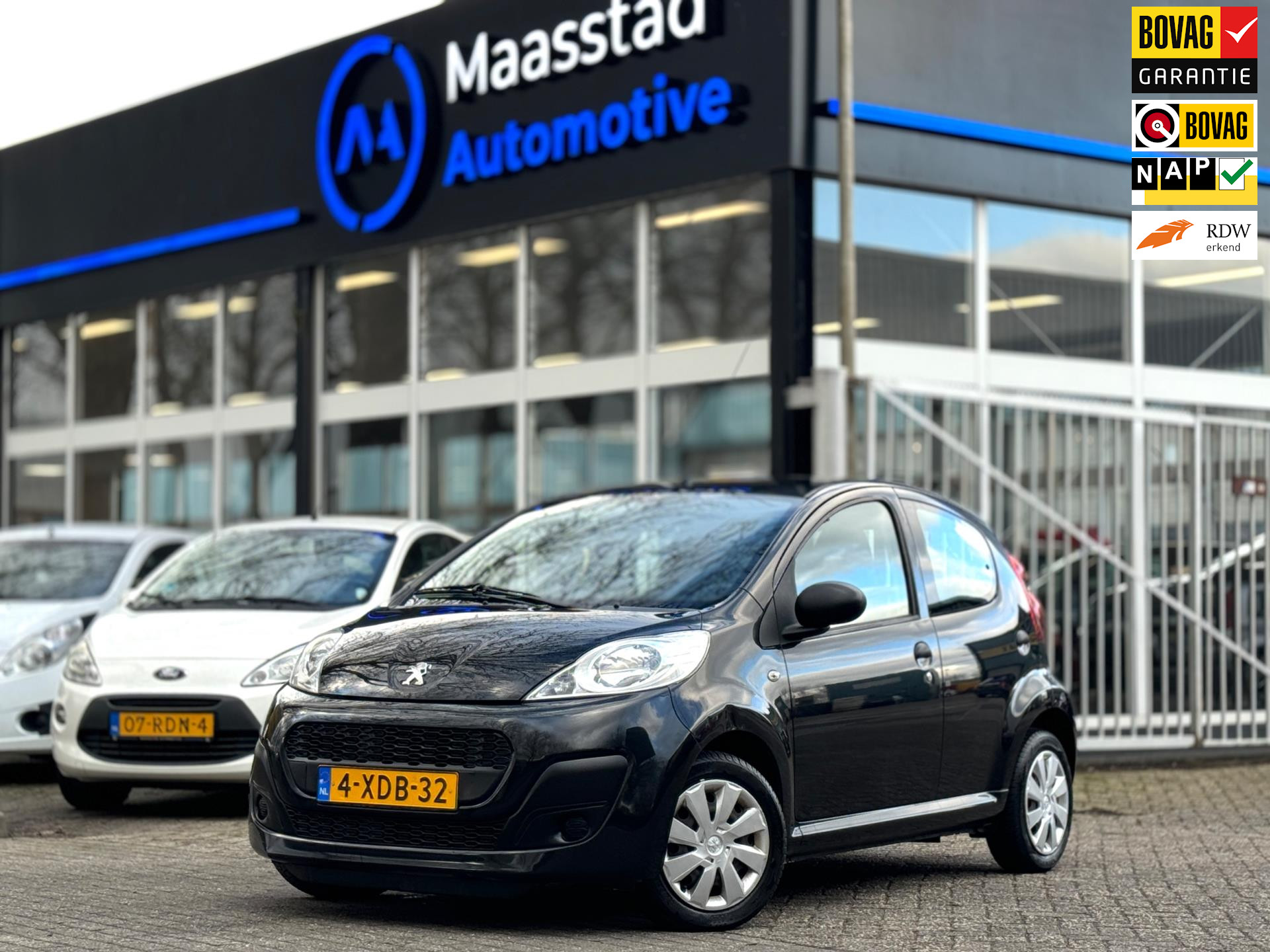 Peugeot 107 1.0 New APK Airco 2014 1e eig Volledig onderhouden Nieuwe type Zwart