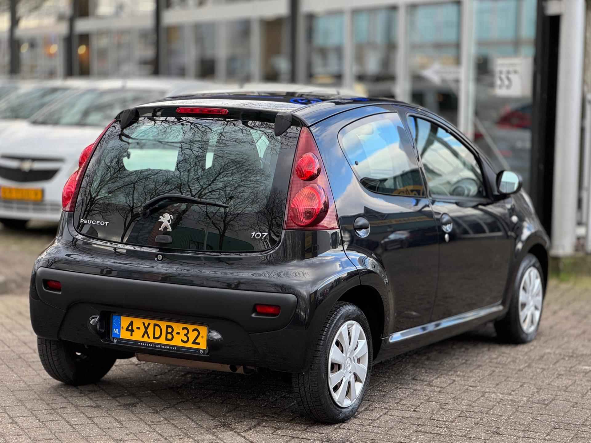 Peugeot 107 1.0 New APK Airco 2014 1e eig Volledig onderhouden Nieuwe type Zwart - 6/30