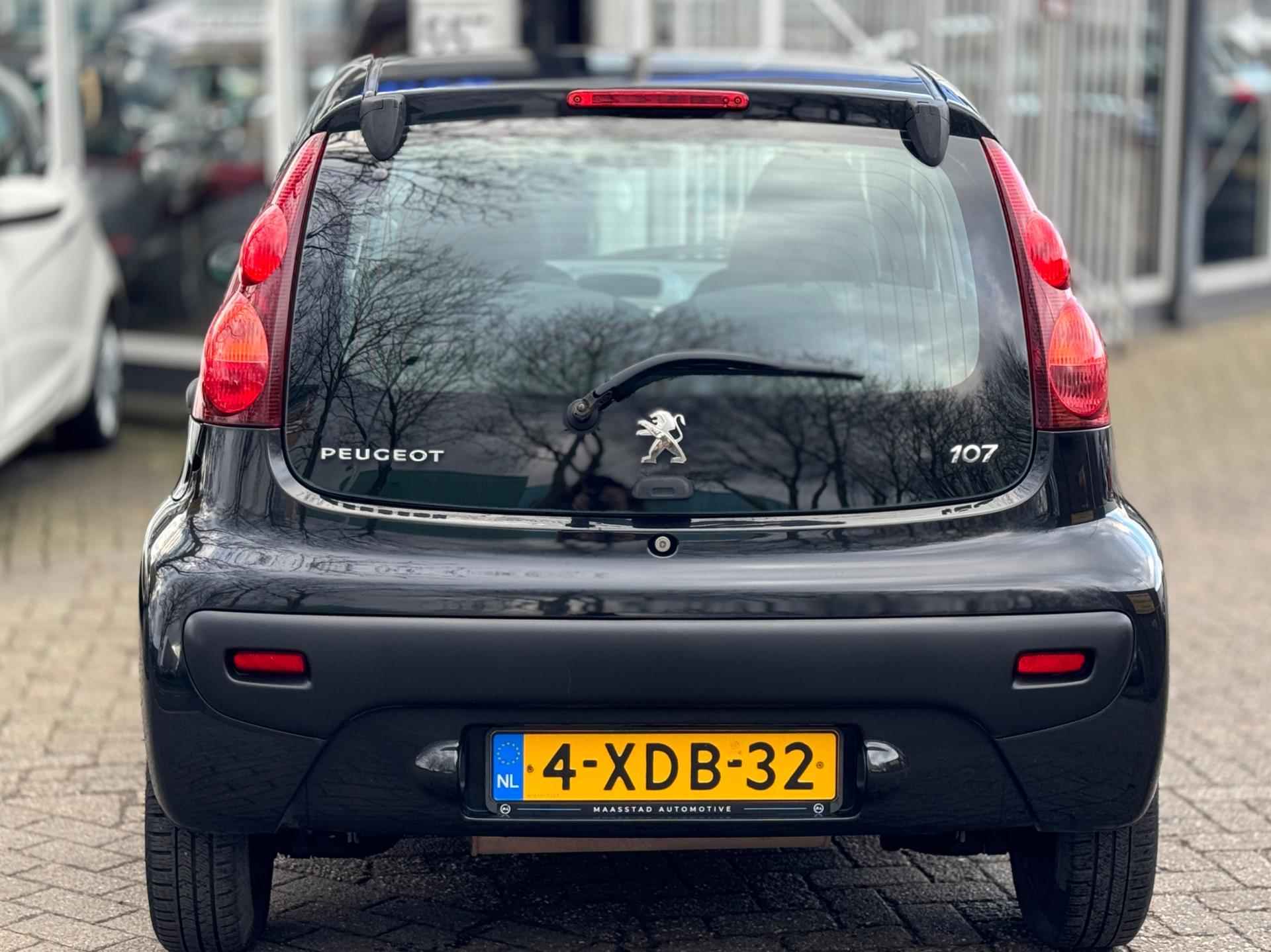 Peugeot 107 1.0 New APK Airco 2014 1e eig Volledig onderhouden Nieuwe type Zwart - 10/30