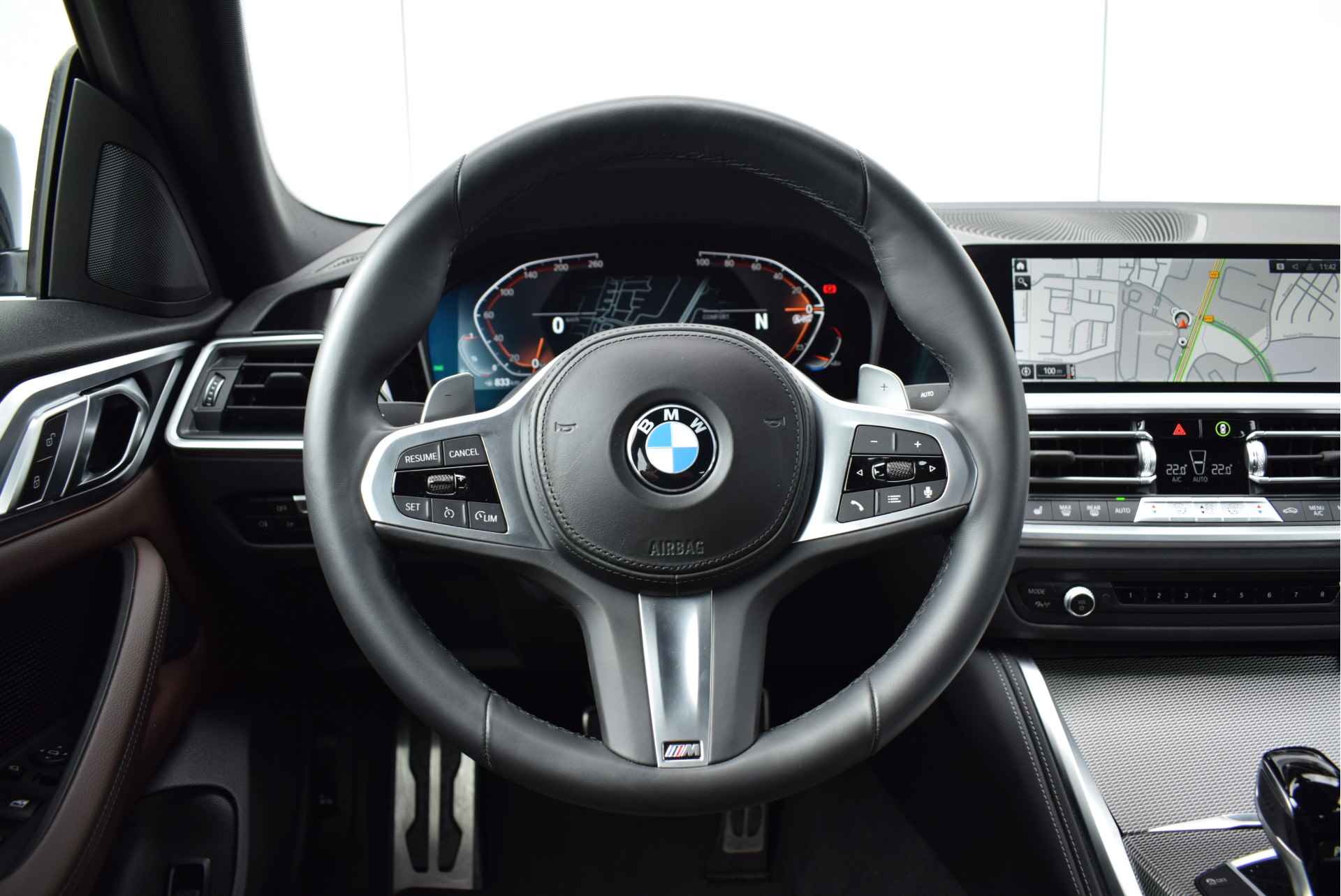 BMW 4 Serie Gran Coupé 420i High Executive M Sport Automaat / BMW M 50 Jahre uitvoering / Stoelverwarming / Live Cockpit Professional / Parking Assistant / Cruise Control / Comfort Access - 15/27