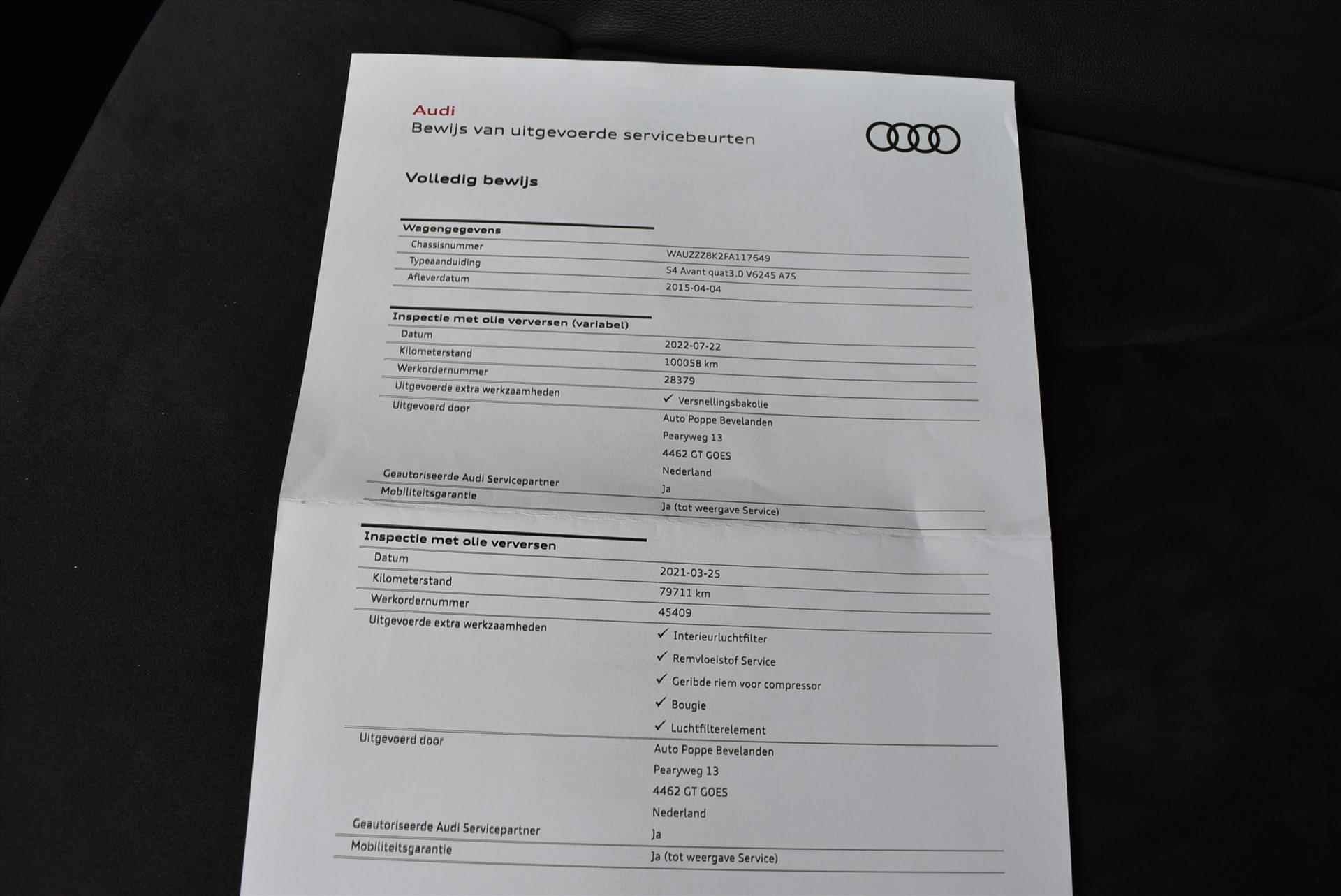 AUDI A4 Avant S4 3.0 TFSI 333pk Quattro - 12/44