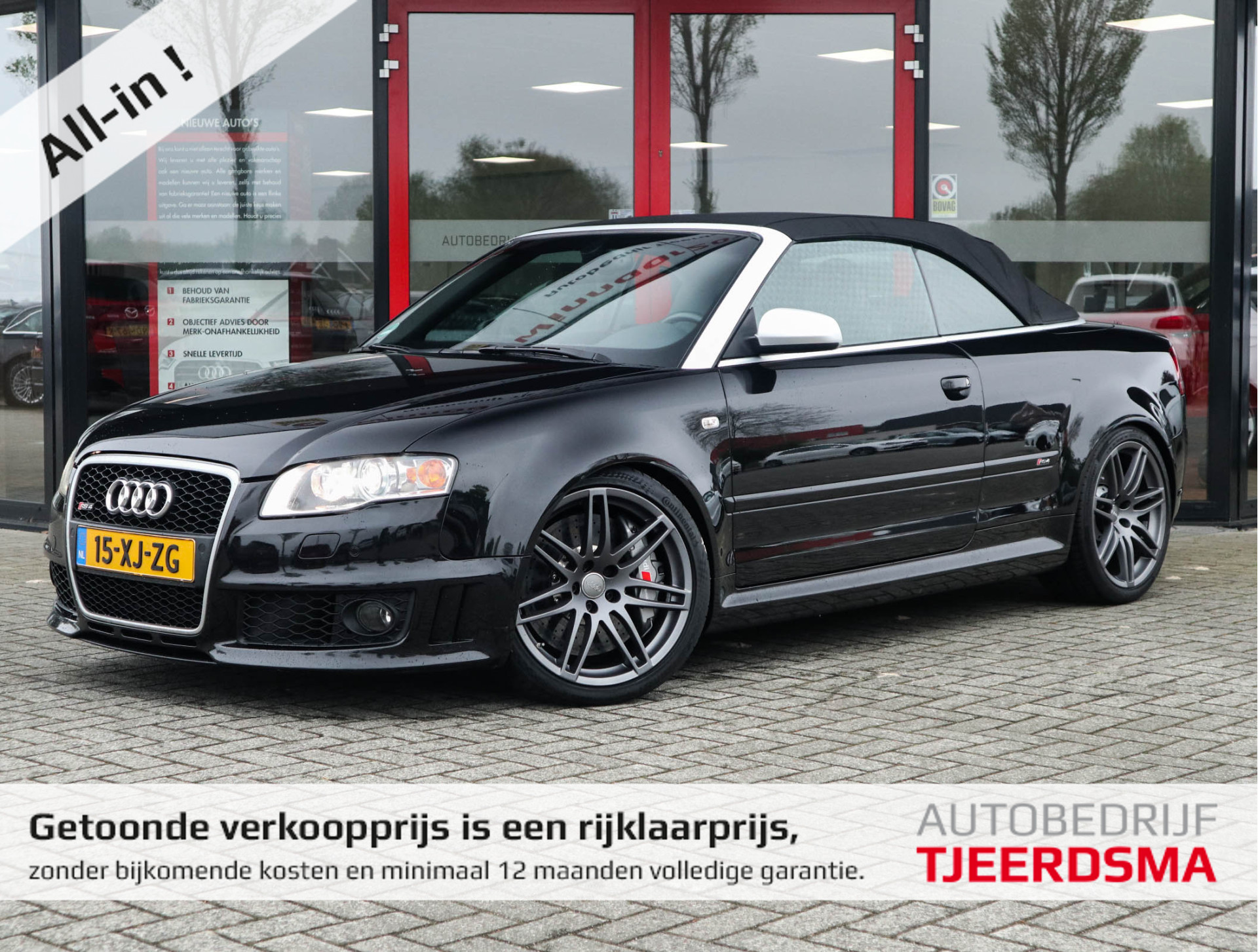 Audi A4 Cabriolet 4.2 V8 RS 4 quattro Xenon/Schaalstoel/S/Leder/Cruise/Clima/Stoelverw/Exclusive-interieur