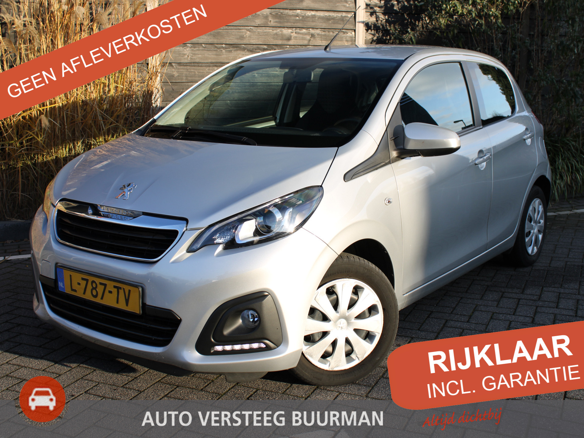 Peugeot 108 1.0 e-VTi 72PK Active Airco, Bluetooth, Dab, Multifunctioneel Stuurwiel, LED Dagrijverlichting