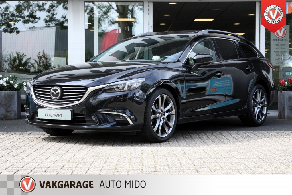 Mazda 6 Sportbreak 2.5i SkyActiv-G 192 GT-M Automaat -1e eigenaar- -LAGE KM STAND-