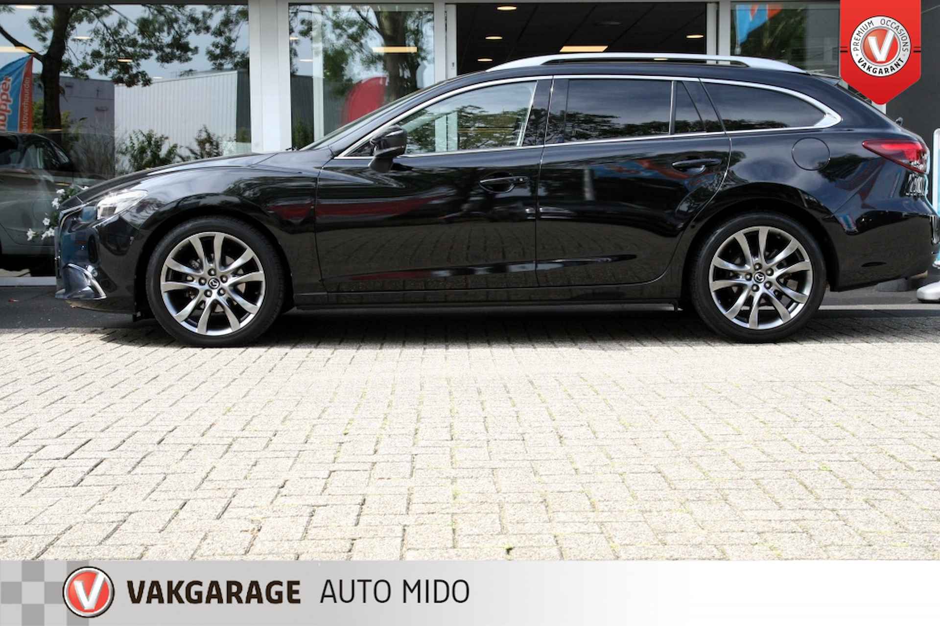 Mazda 6 Sportbreak 2.5i SkyActiv-G 192 GT-M Automaat -1e eigenaar- -LAGE KM STAND- - 10/58