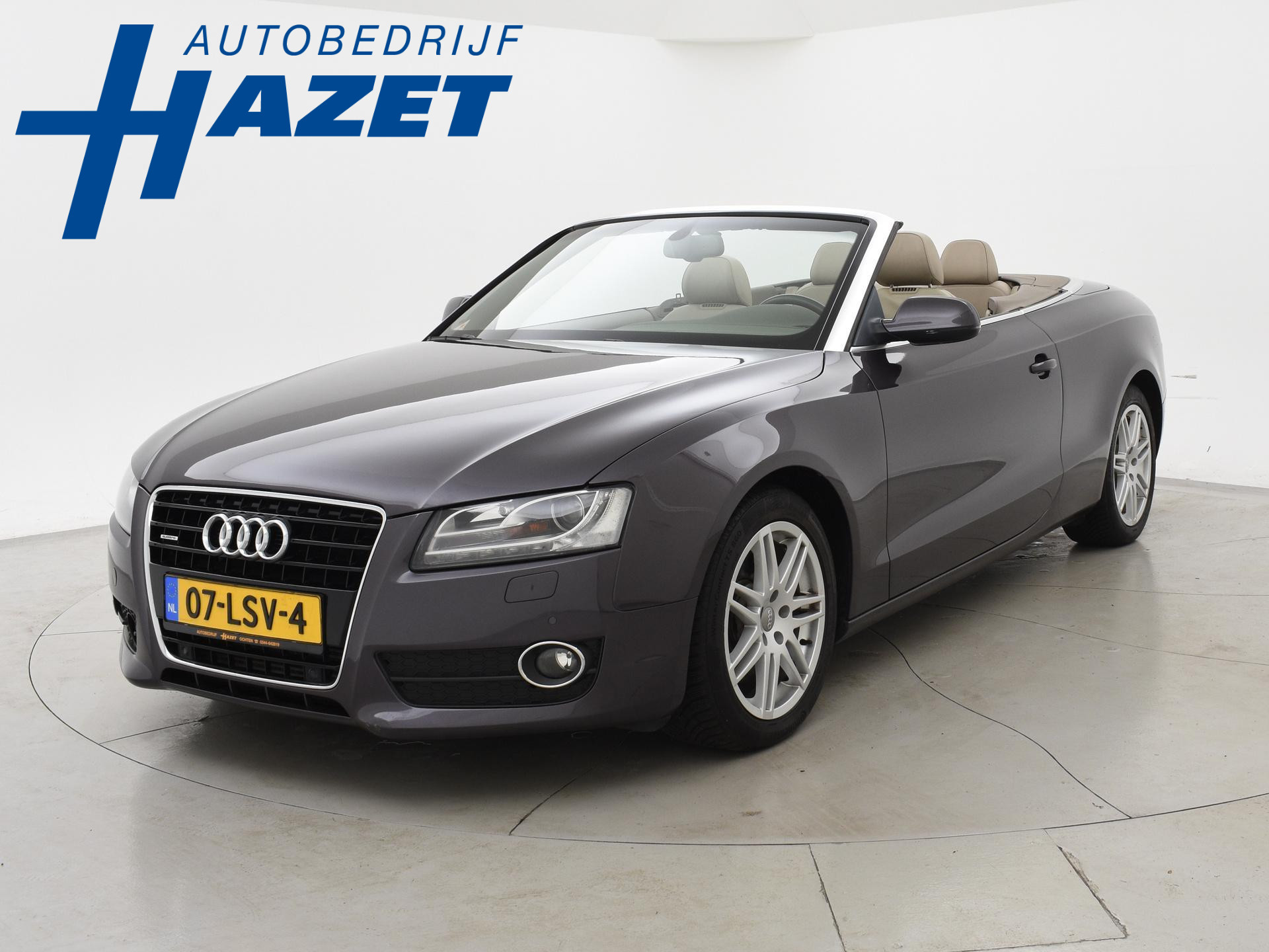 Audi A5 Cabriolet 3.0 TDI V6 240 PK QUATTRO 1e EIG. NWPRIJS €98.528 Audi A5 Cabriolet 3.0 TDI V6 240 PK QUATTRO 1e EIGENAAR | ADAP. CRUISE | B&O | NEKVERWARMING | LEDER