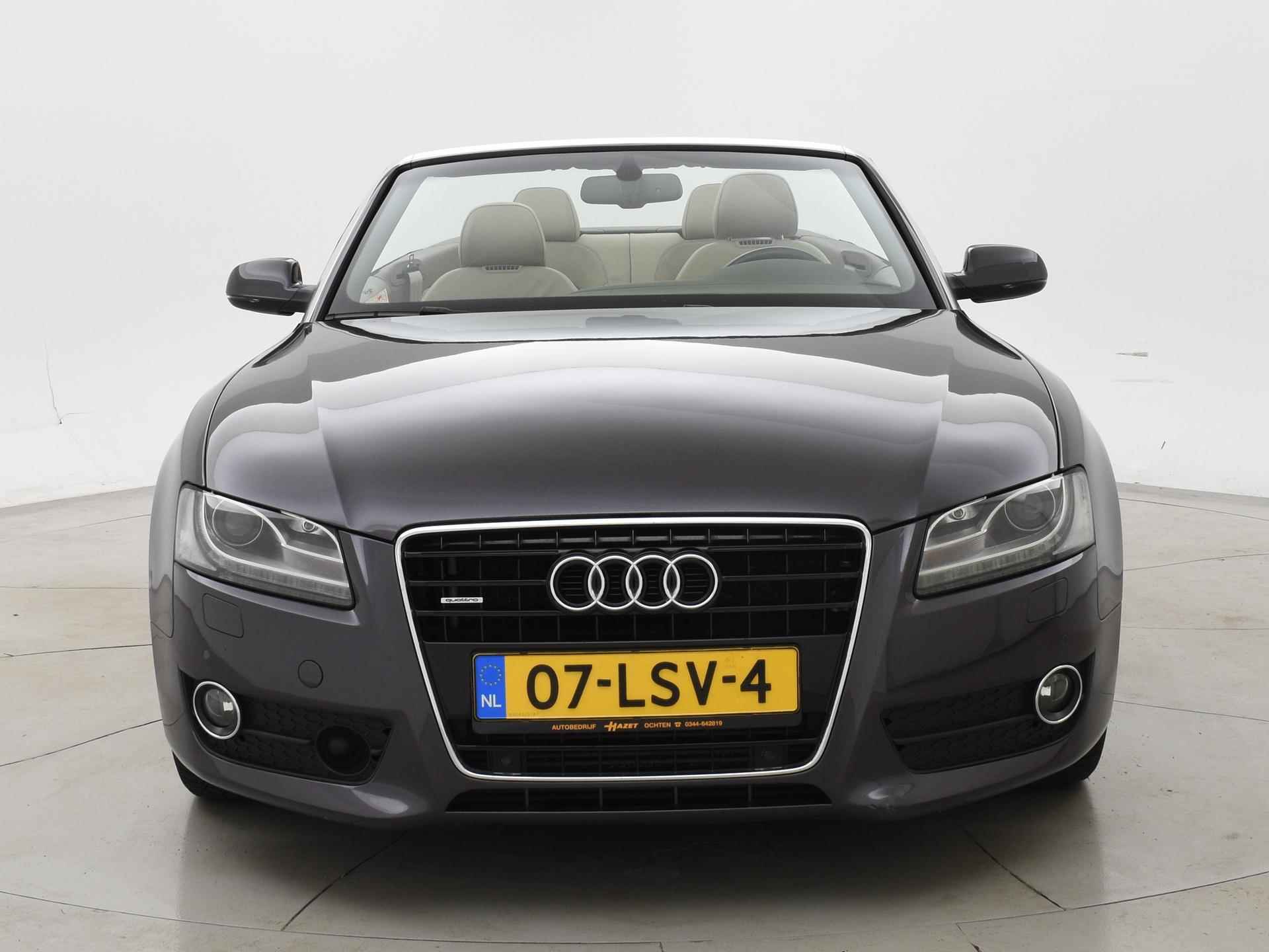 Audi A5 Cabriolet 3.0 TDI V6 240 PK QUATTRO 1e EIG. NWPRIJS €98.528 Audi A5 Cabriolet 3.0 TDI V6 240 PK QUATTRO 1e EIGENAAR | ADAP. CRUISE | B&O | NEKVERWARMING | LEDER - 9/56