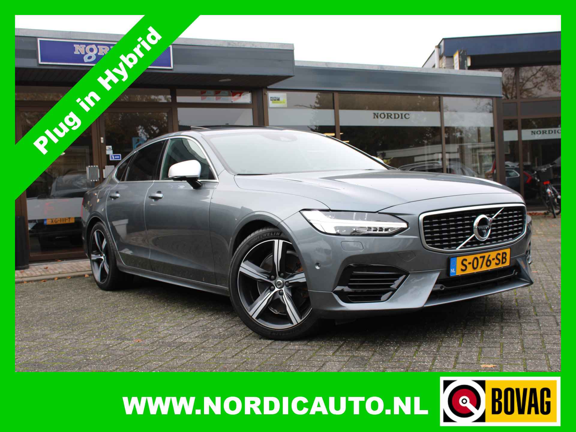 Volvo S90 2.0 T8 AWD R-DESIGN GEARTRONIC SCHUIFDAK 360 CAMERA- HEAD UP DISPLAY- BOWERS & WILKINS SOUND - 1/36