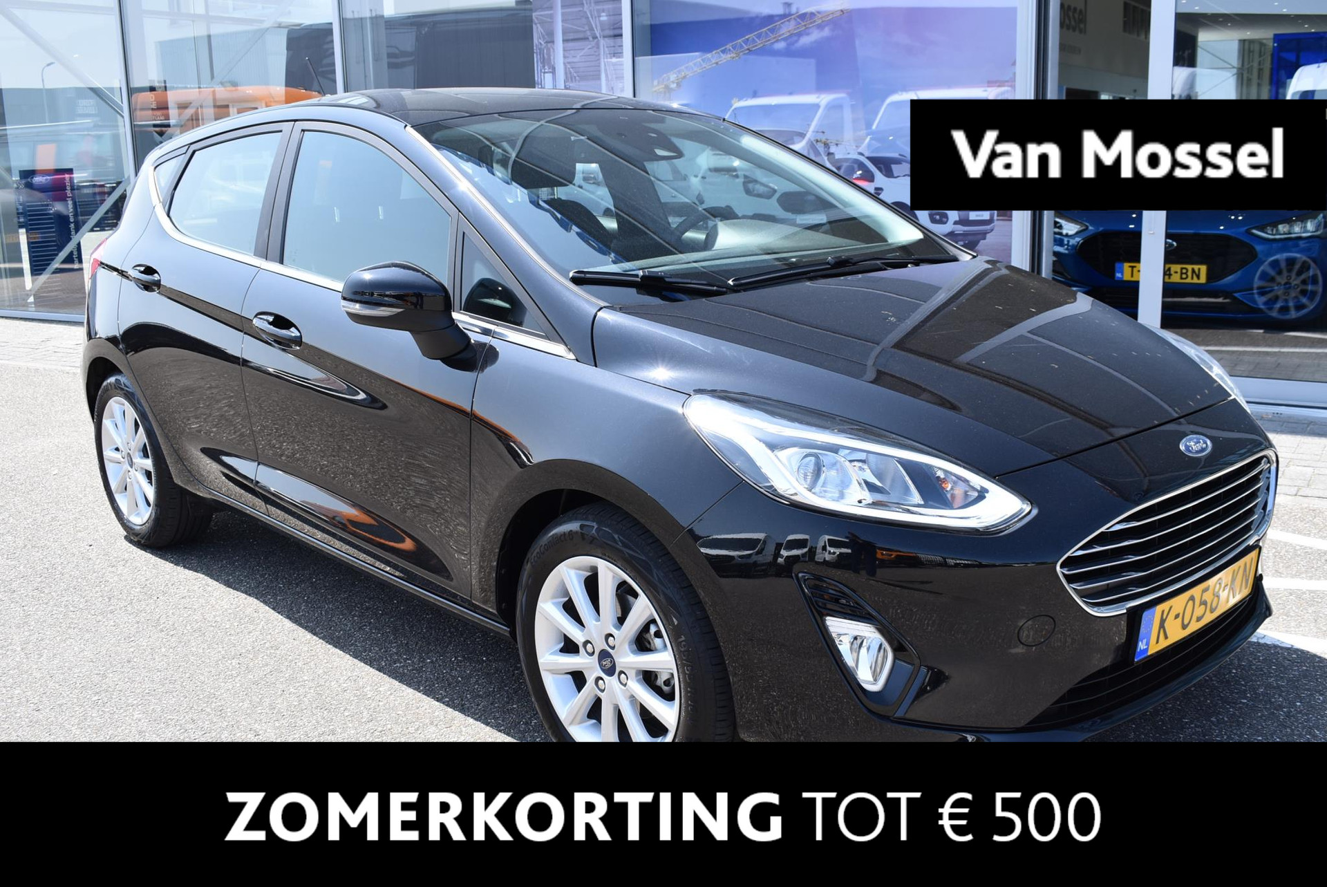 Ford Fiesta 1.0 EcoBoost Titanium | Navi | Winter Pack | Cruise Control | Bluetooth | Climate Control | PDC bij viaBOVAG.nl