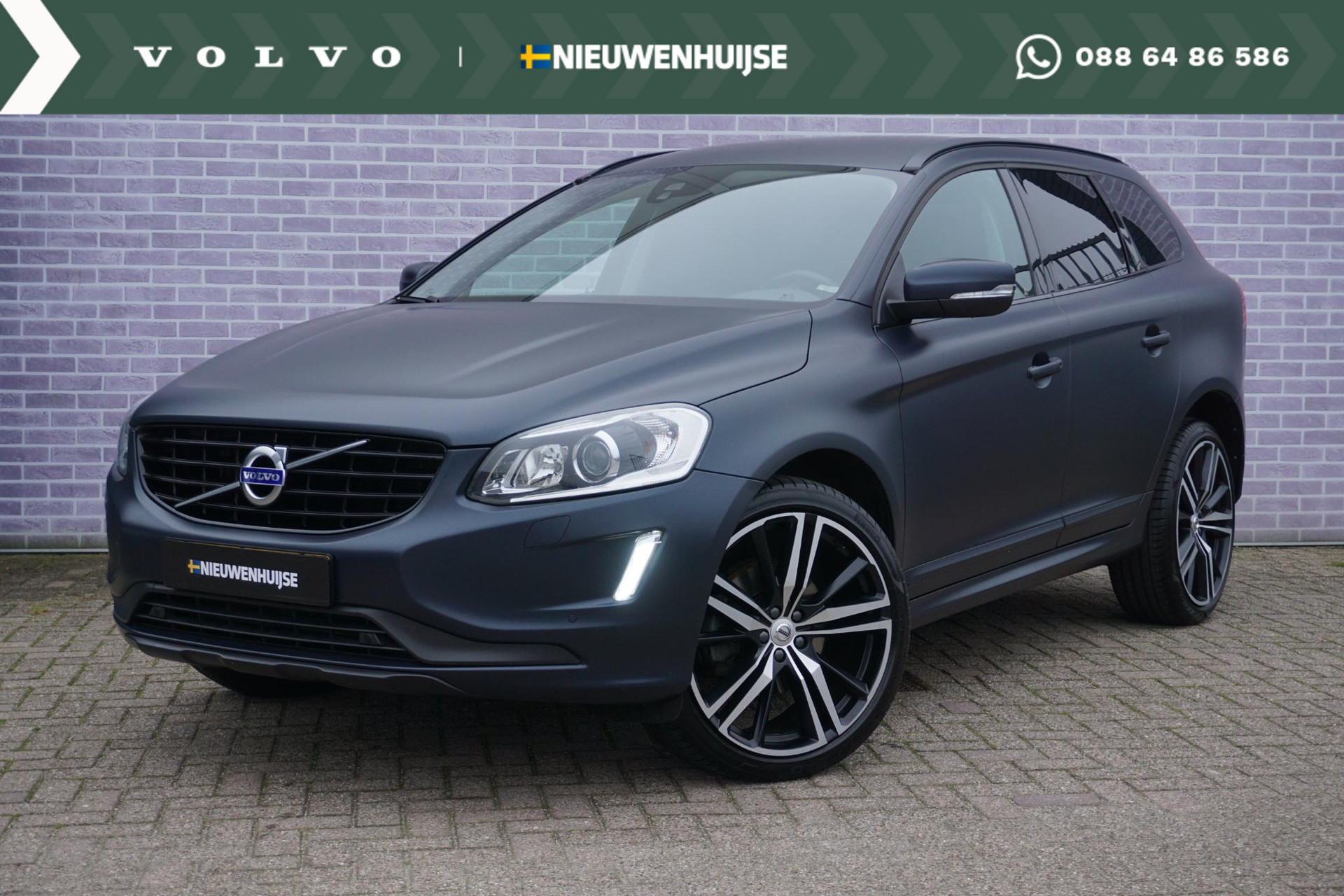 Volvo XC60 2.0 T5 AWD Polar+ | Uniek! | Trekhaak |20'' Lichtmetalen velgen | Leder | Achteruitrij camera | Apple car play | Android auto |